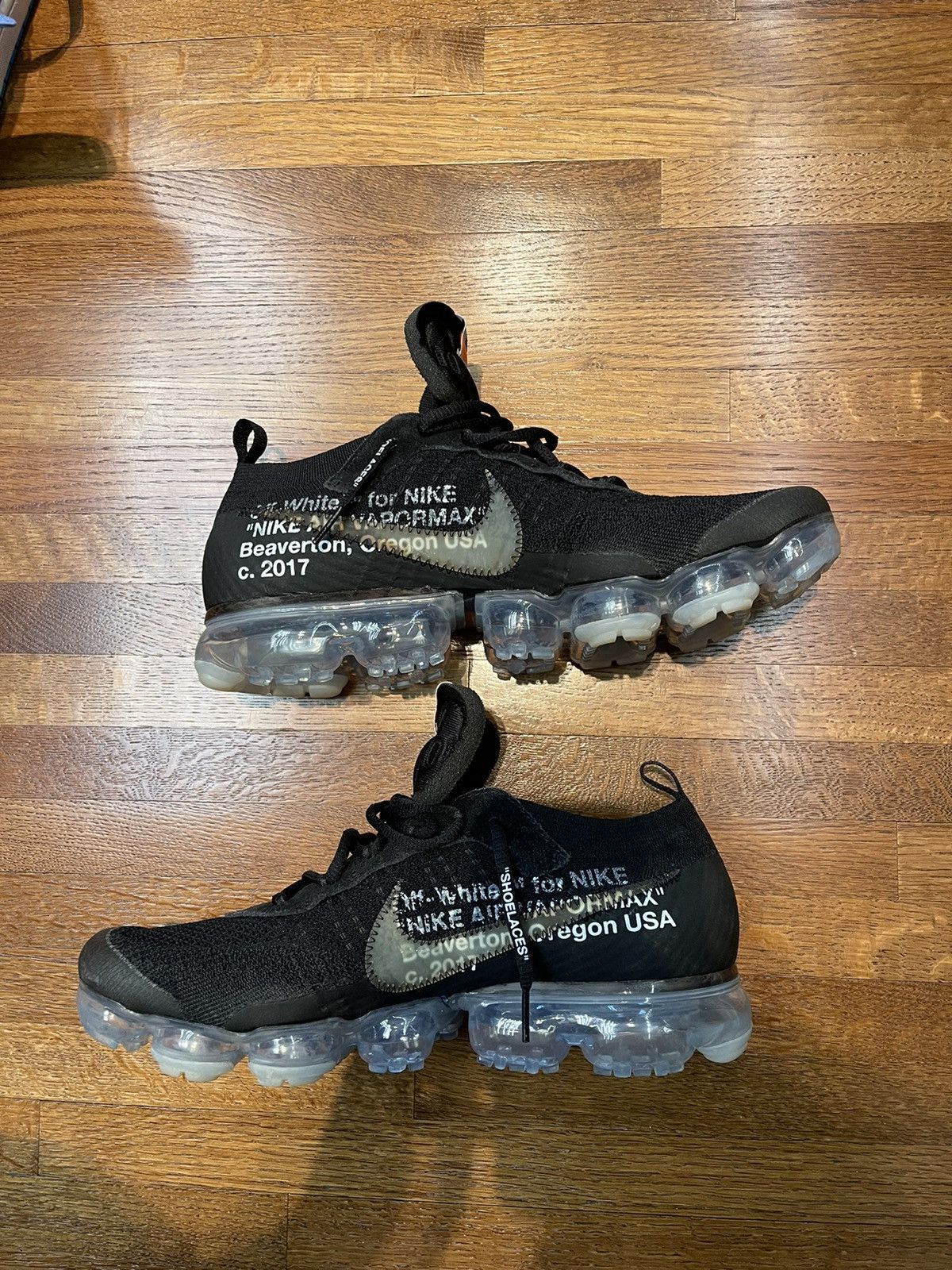 Nike × Off-White Nike Air VaporMax Off-White black (2018) Shoes Size US 11 / EU 44 - 3 Thumbnail