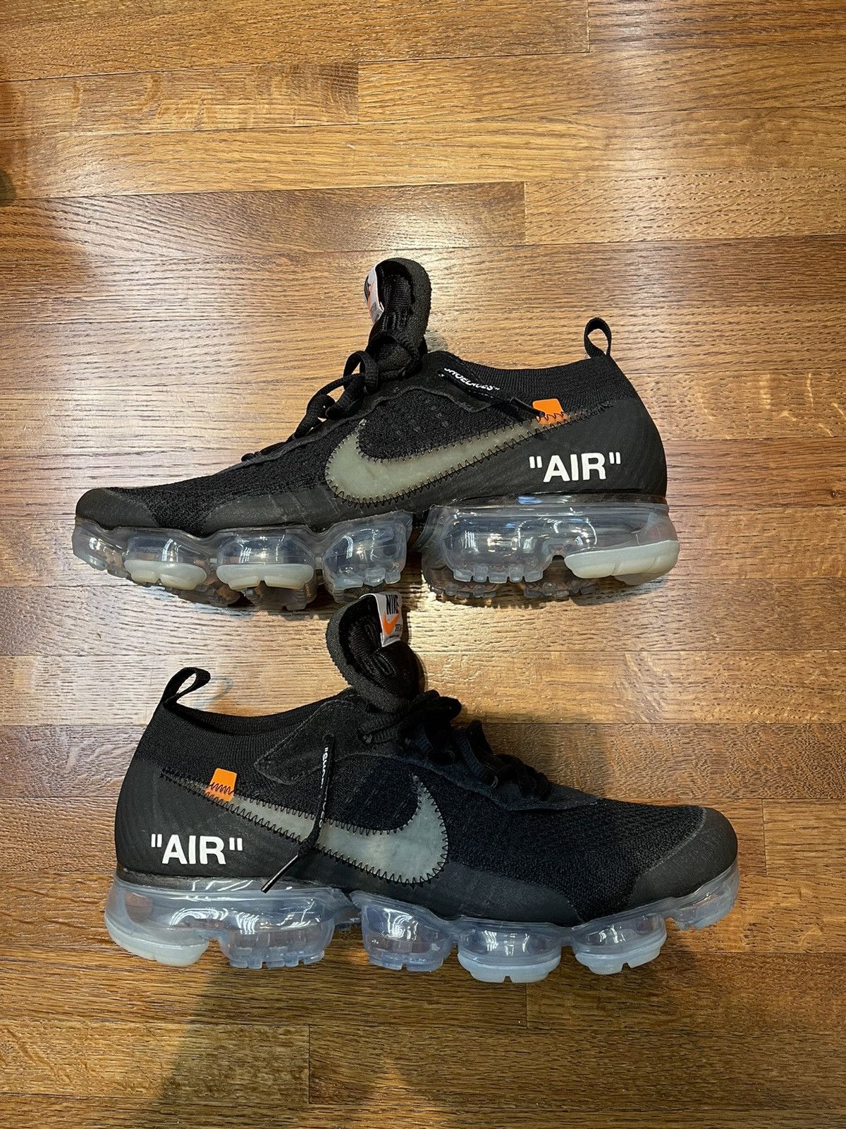 Nike × Off-White Nike Air VaporMax Off-White black (2018) Shoes Size US 11 / EU 44 - 2 Thumbnail