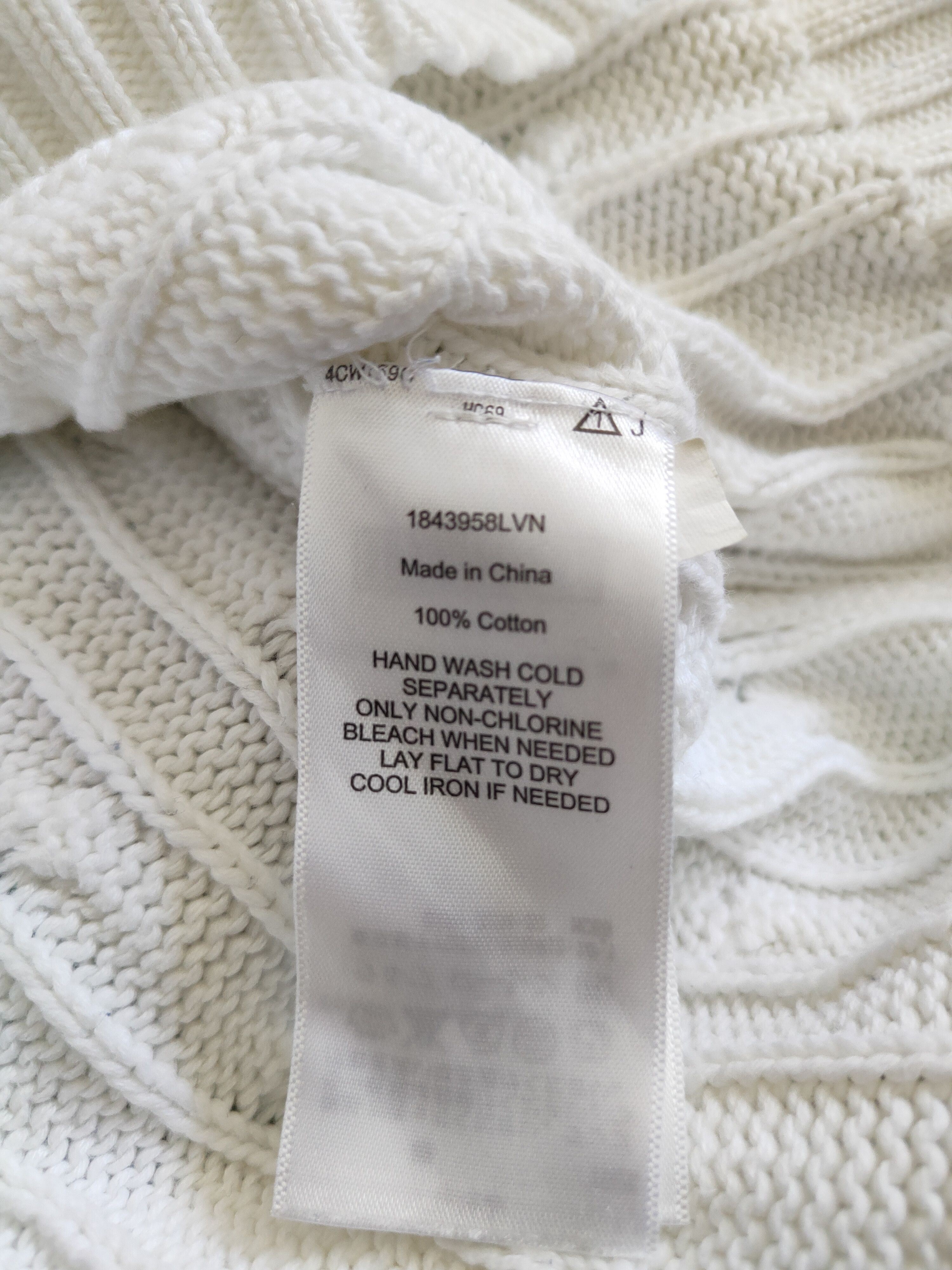 Ralph Lauren × Ralph Lauren Sport Ralph Lauren Sport White Knitwear Sweater #5910 Size M / US 6-8 / IT 42-44 - 10 Thumbnail