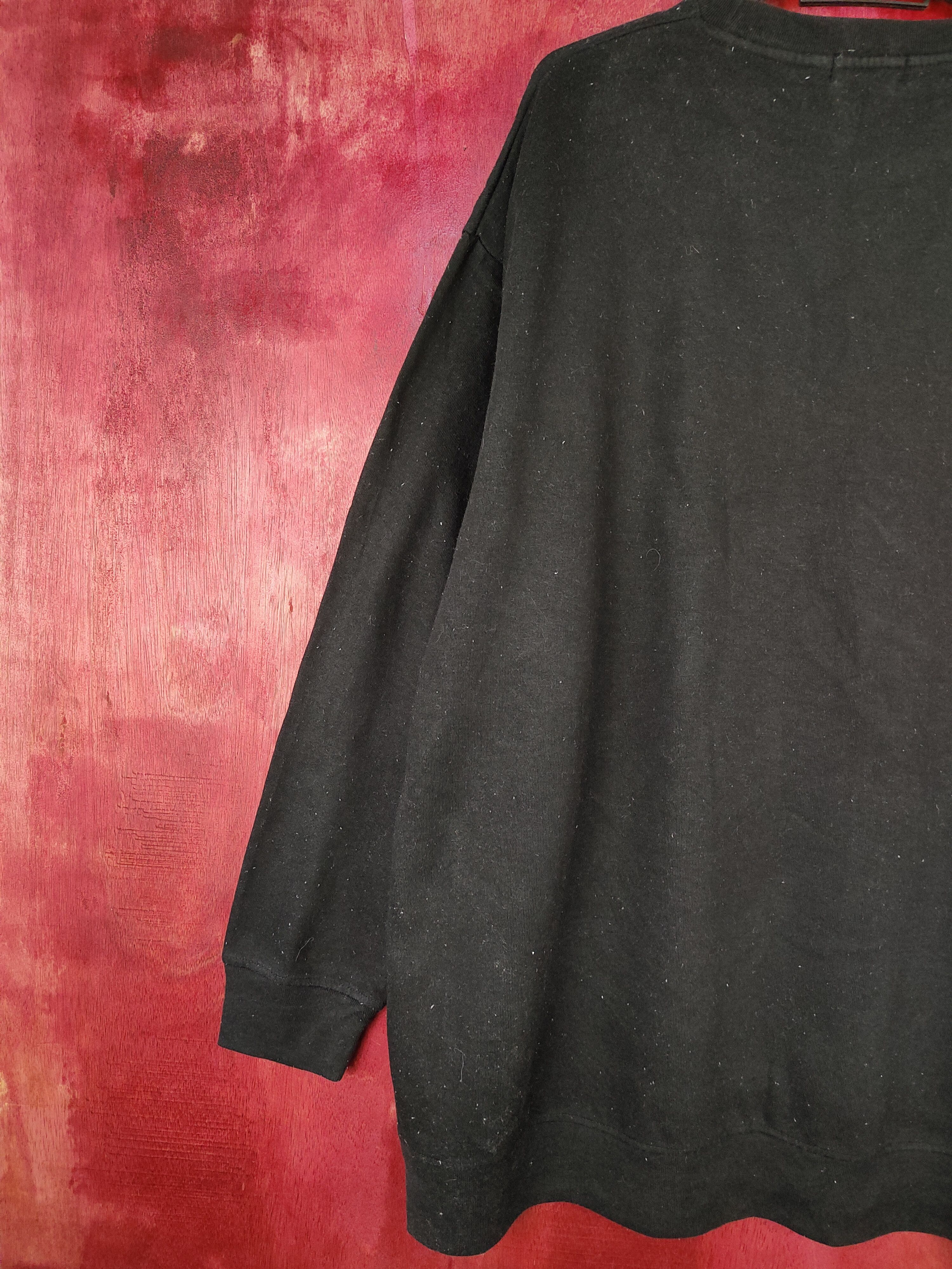 Japanese Brand Smack Aspiration Black Sweatshirt #5769 Size US XXL / EU 58 / 5 - 8 Thumbnail