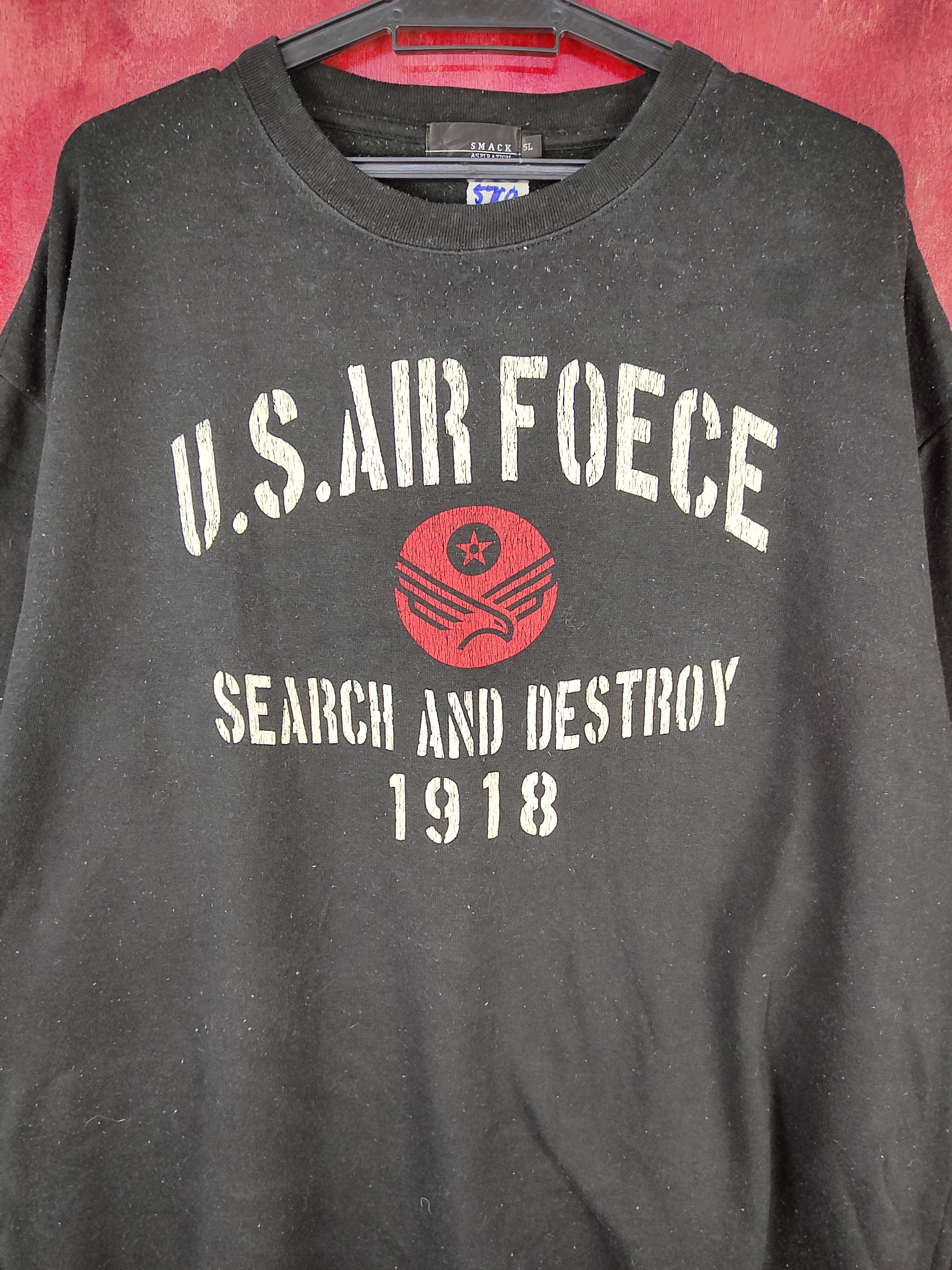 Japanese Brand Smack Aspiration Black Sweatshirt #5769 Size US XXL / EU 58 / 5 - 2 Thumbnail