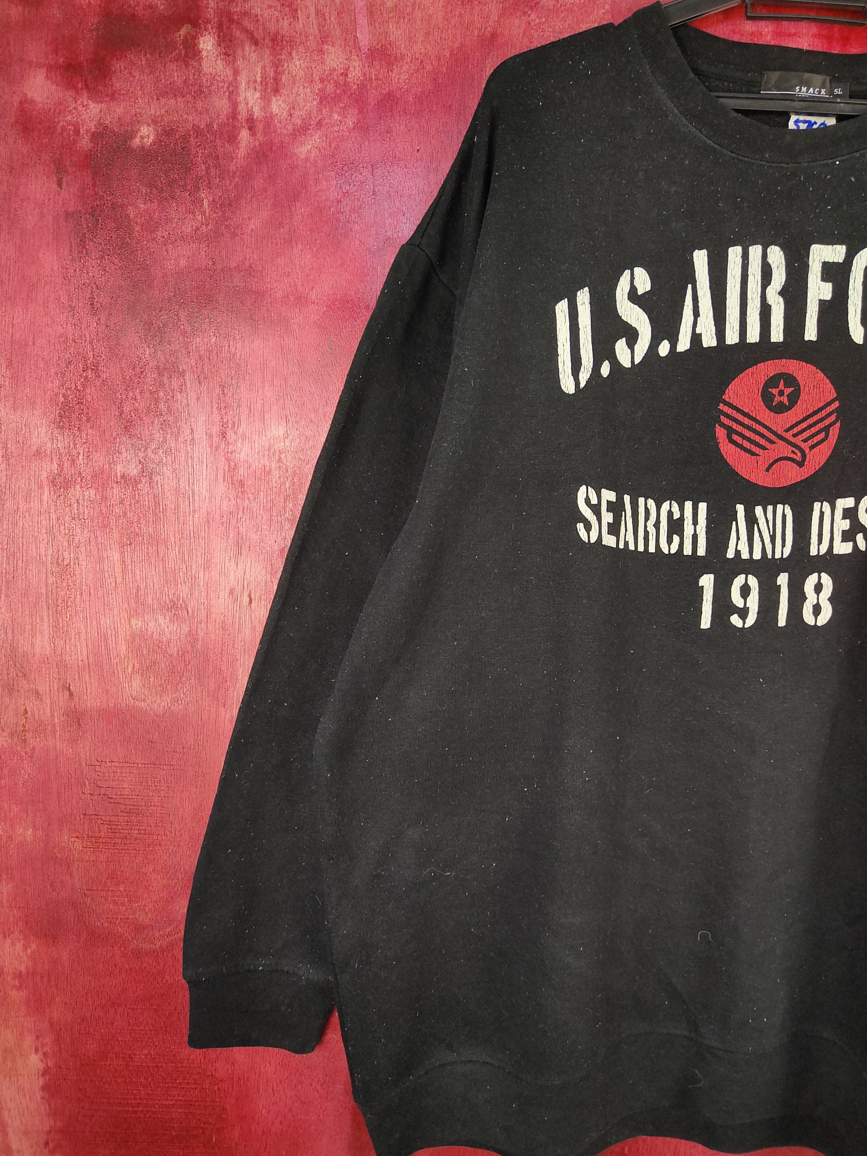 Japanese Brand Smack Aspiration Black Sweatshirt #5769 Size US XXL / EU 58 / 5 - 3 Thumbnail