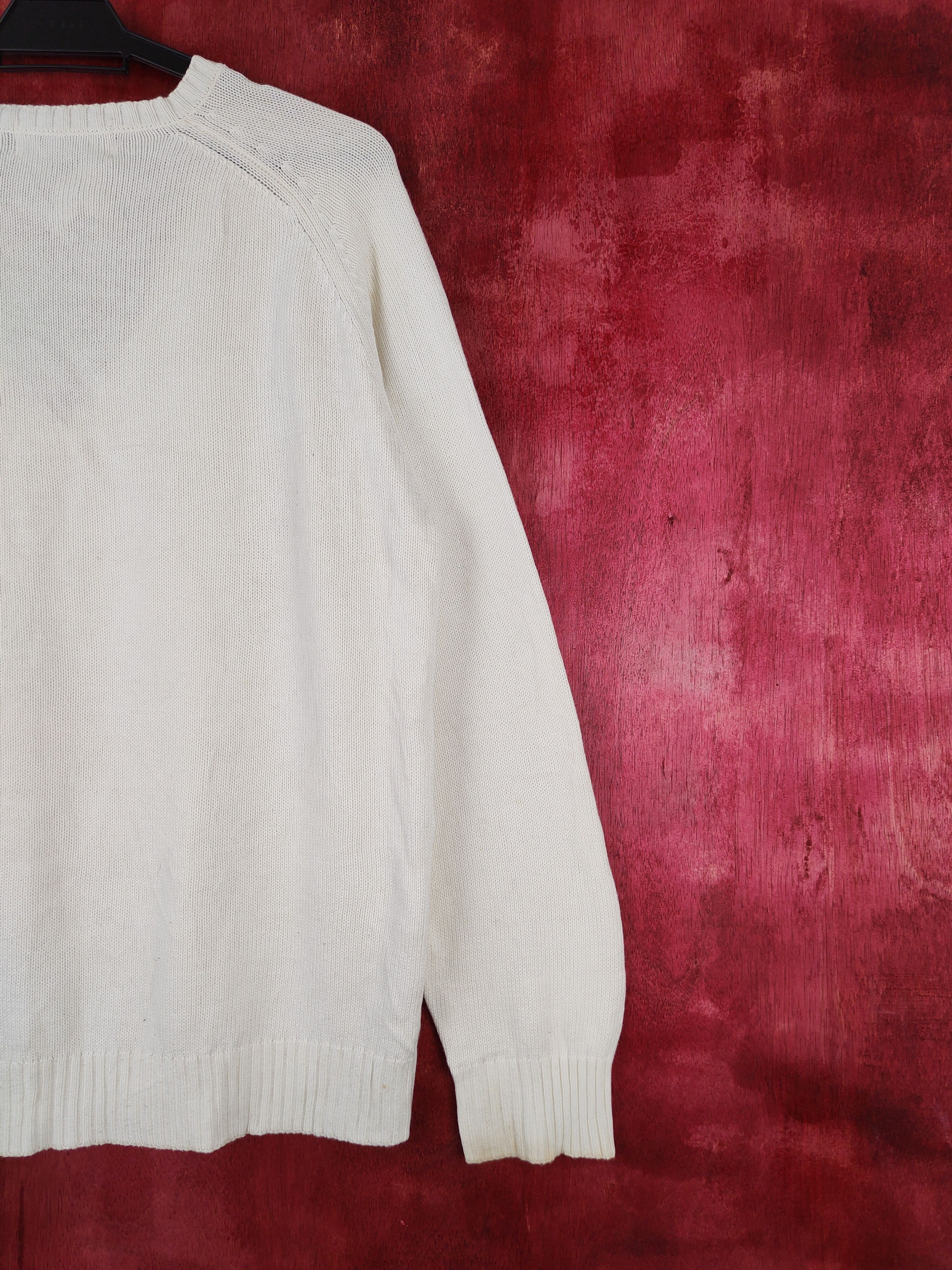 Japanese Brand East Boy White Knitwear Sweater #5927 Size US L / EU 52-54 / 3 - 10 Thumbnail