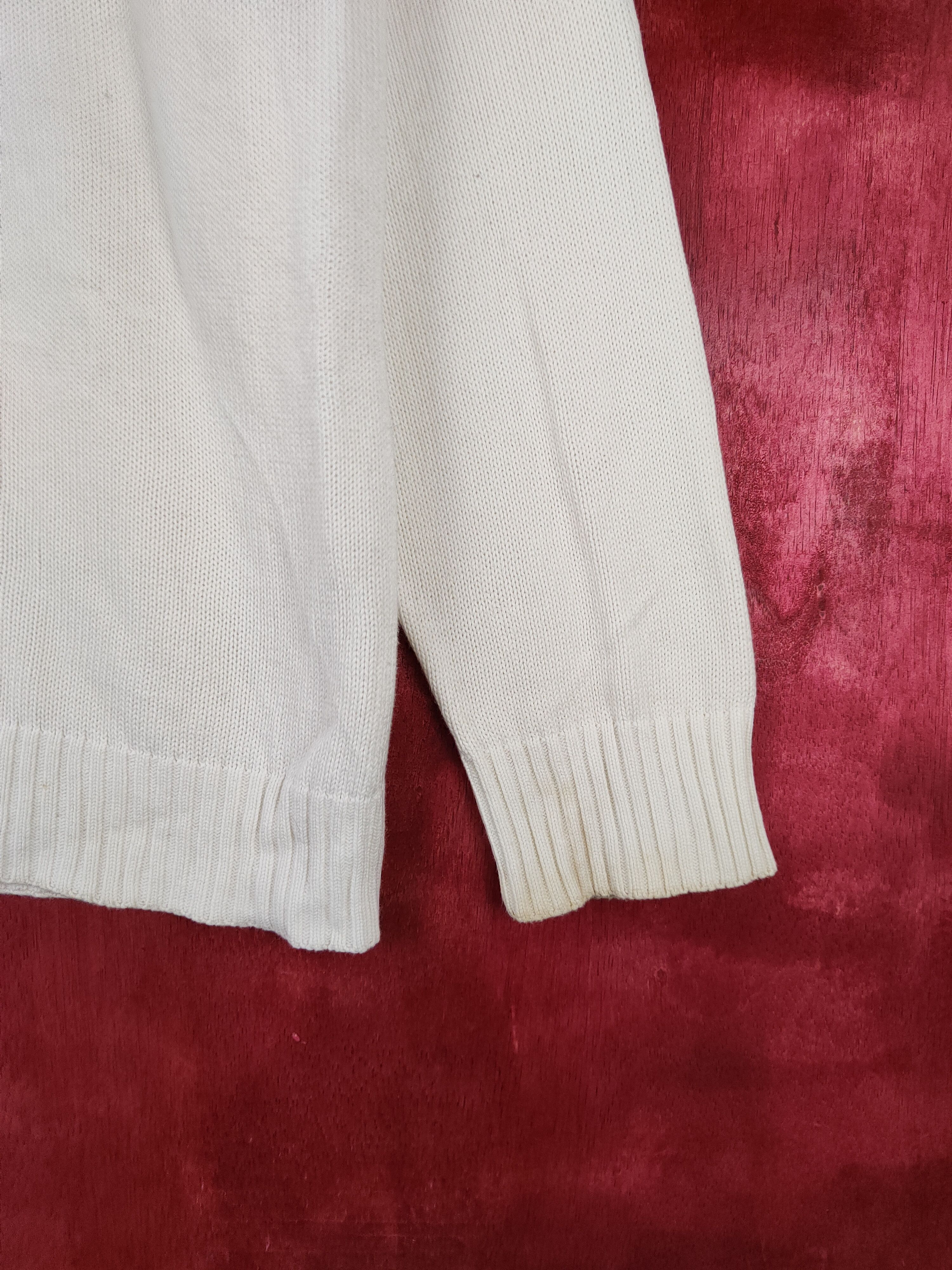 Japanese Brand East Boy White Knitwear Sweater #5927 Size US L / EU 52-54 / 3 - 7 Thumbnail