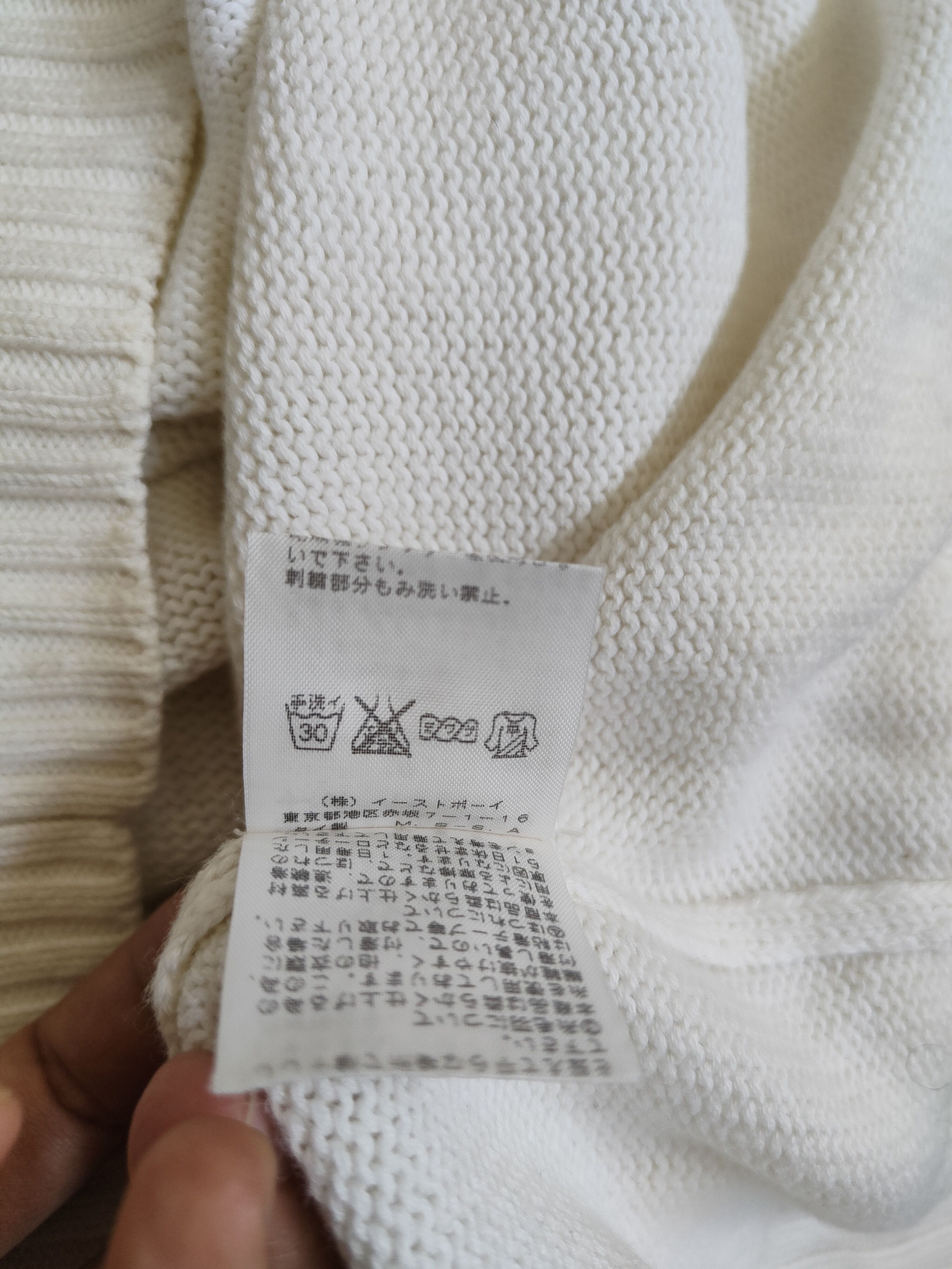 Japanese Brand East Boy White Knitwear Sweater #5927 Size US L / EU 52-54 / 3 - 11 Thumbnail