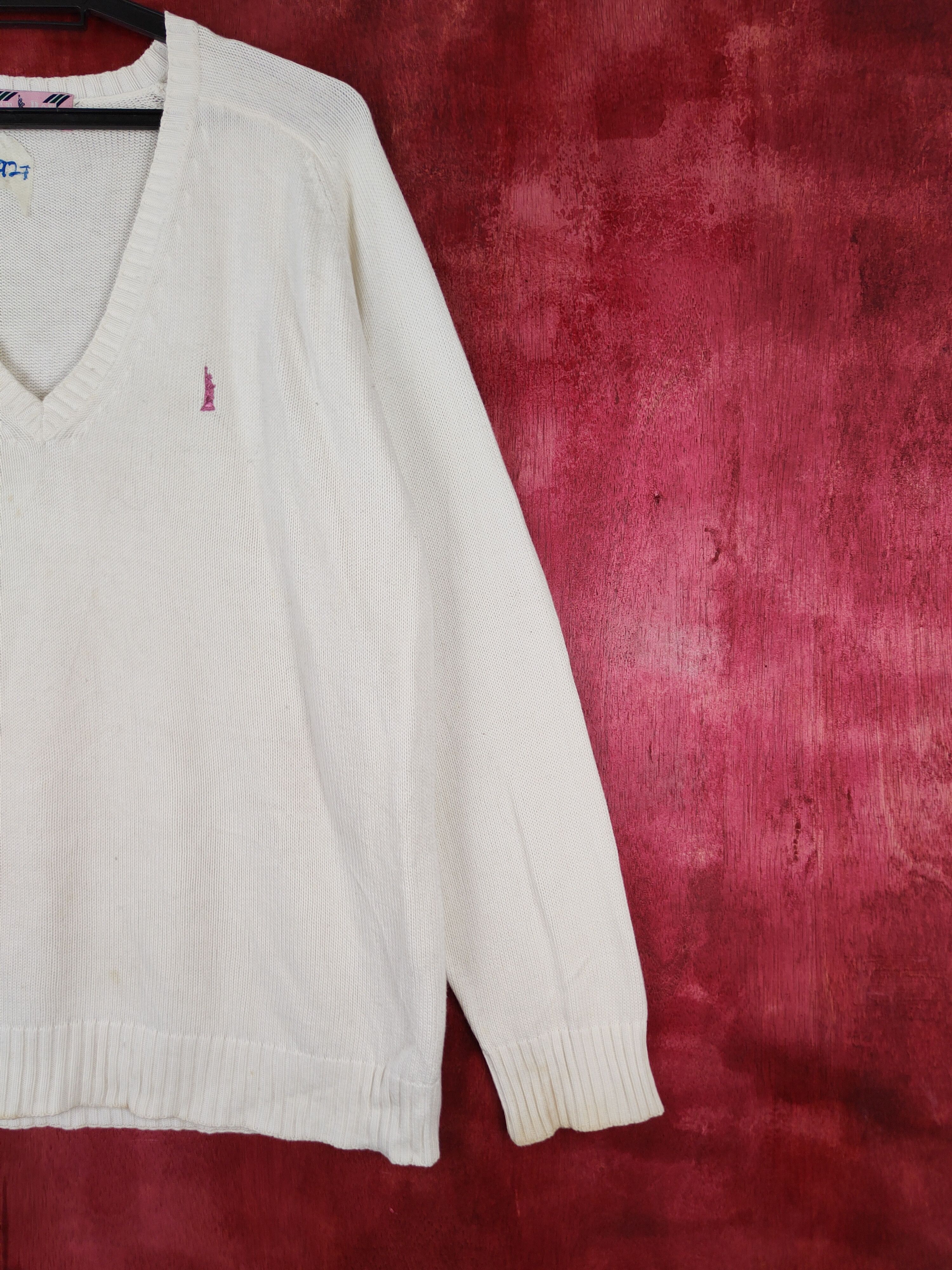 Japanese Brand East Boy White Knitwear Sweater #5927 Size US L / EU 52-54 / 3 - 6 Thumbnail