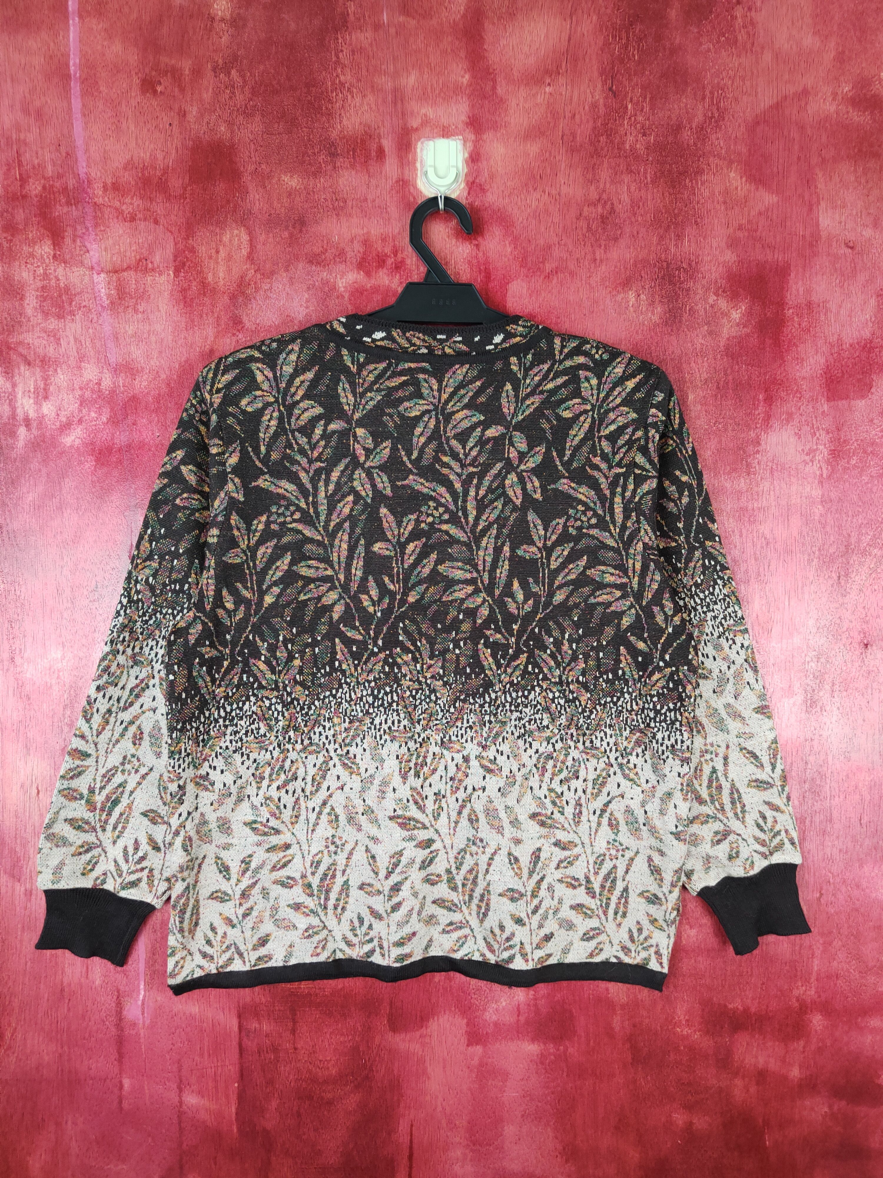 Japanese Brand Pursuit De Ideal Dark Brown Knitwear Sweater #5929 Size M / US 6-8 / IT 42-44 - 7 Thumbnail