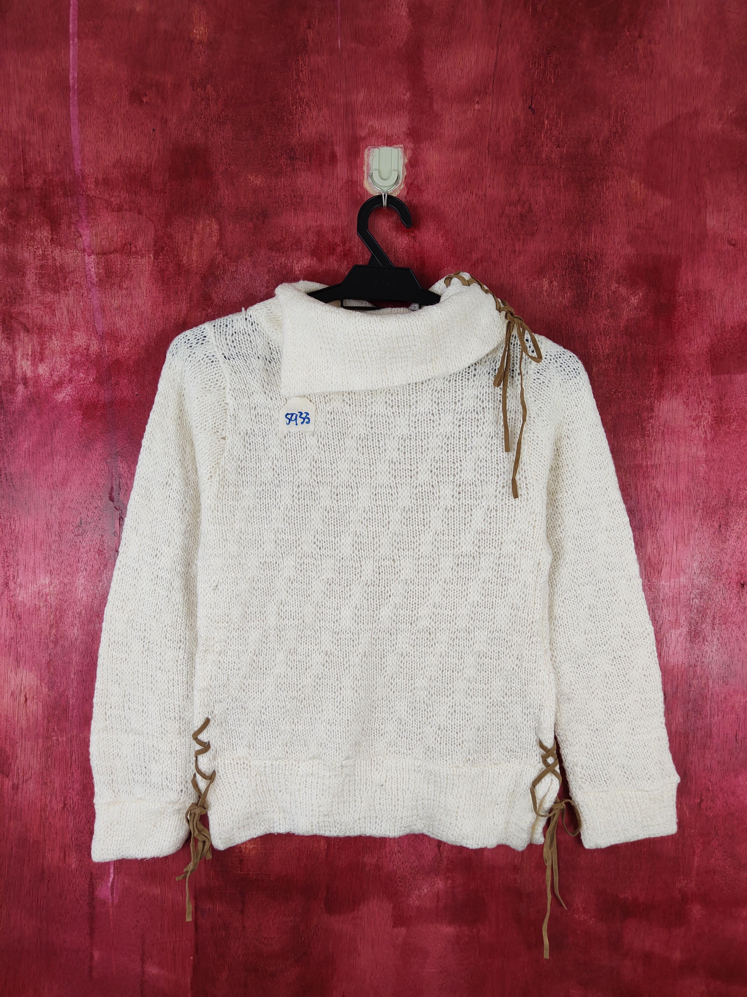 Homespun Knitwear × Japanese Brand Jungle Love Cream Knitwear Sweater #5933 Size XS / US 0-2 / IT 36-38 - 1 Thumbnail
