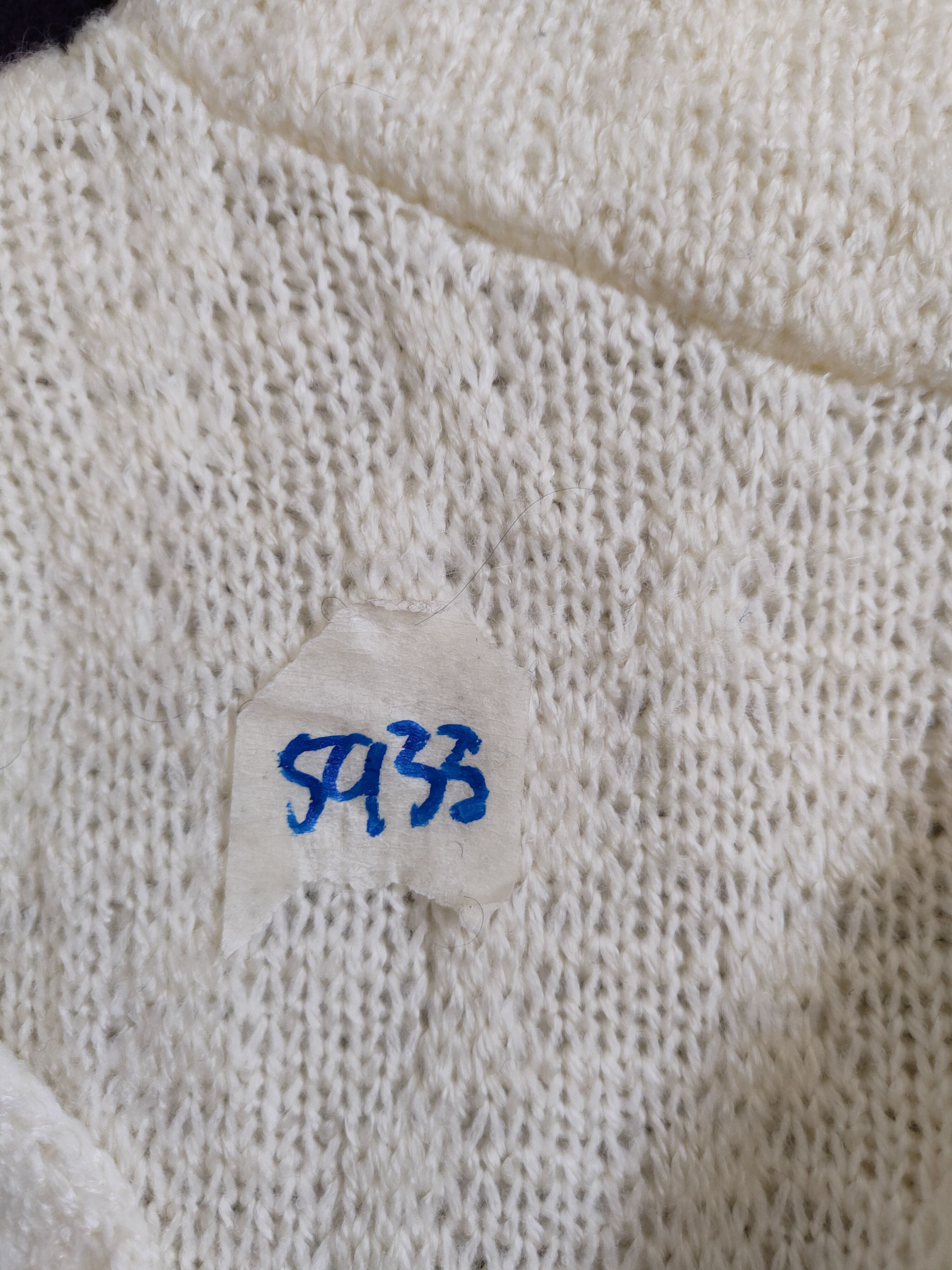 Homespun Knitwear × Japanese Brand Jungle Love Cream Knitwear Sweater #5933 Size XS / US 0-2 / IT 36-38 - 13 Thumbnail