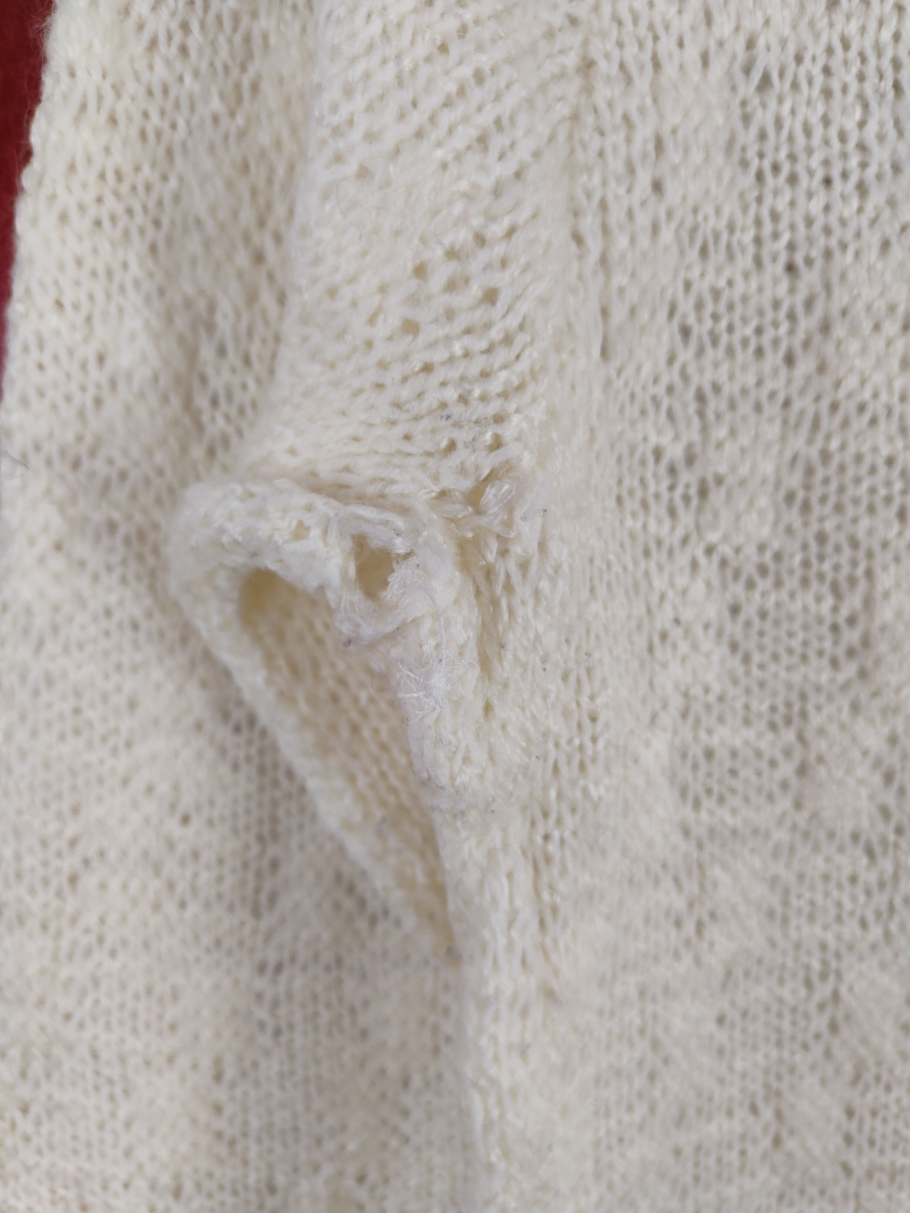 Homespun Knitwear × Japanese Brand Jungle Love Cream Knitwear Sweater #5933 Size XS / US 0-2 / IT 36-38 - 8 Thumbnail