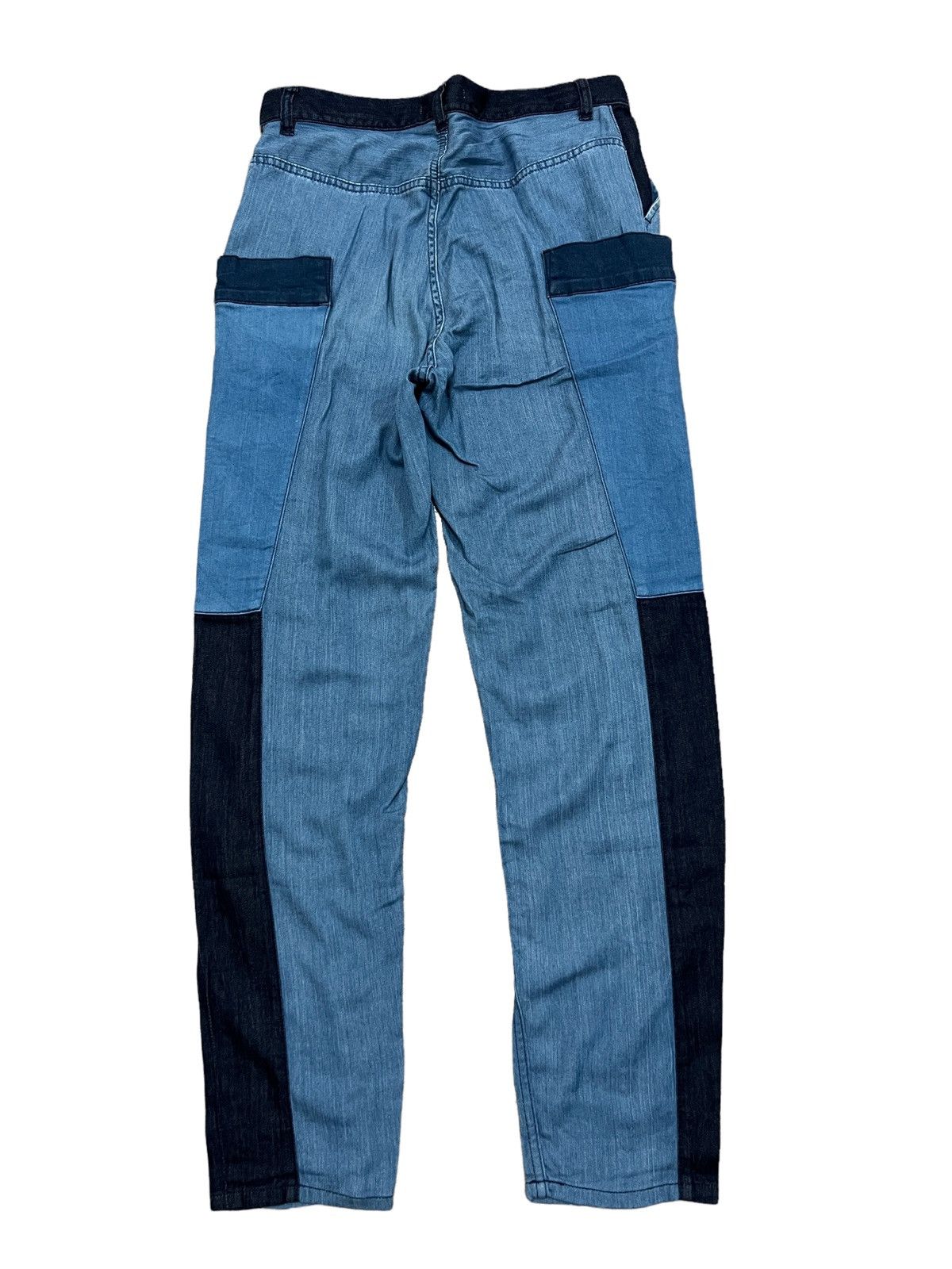 Issey Miyake × Tsumori Chisato Issey Miyake Tsumori Chisato Hybrid Patchwork Cut Pants Size US 29 - 2 Thumbnail