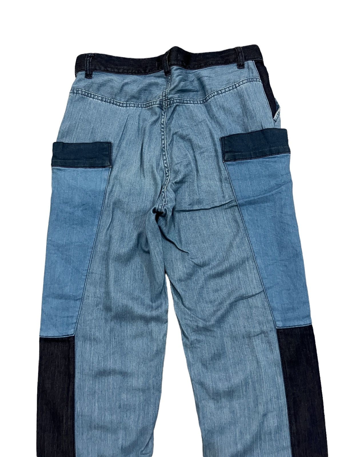 Issey Miyake × Tsumori Chisato Issey Miyake Tsumori Chisato Hybrid Patchwork Cut Pants Size US 29 - 3 Thumbnail