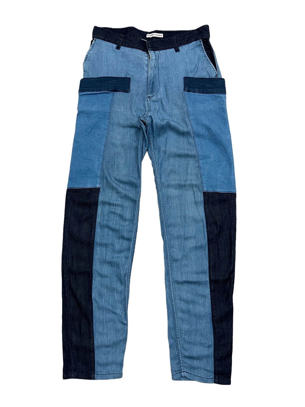 Issey Miyake × Tsumori Chisato Issey Miyake Tsumori Chisato Hybrid Patchwork Cut Pants Size US 29 - 1 Thumbnail