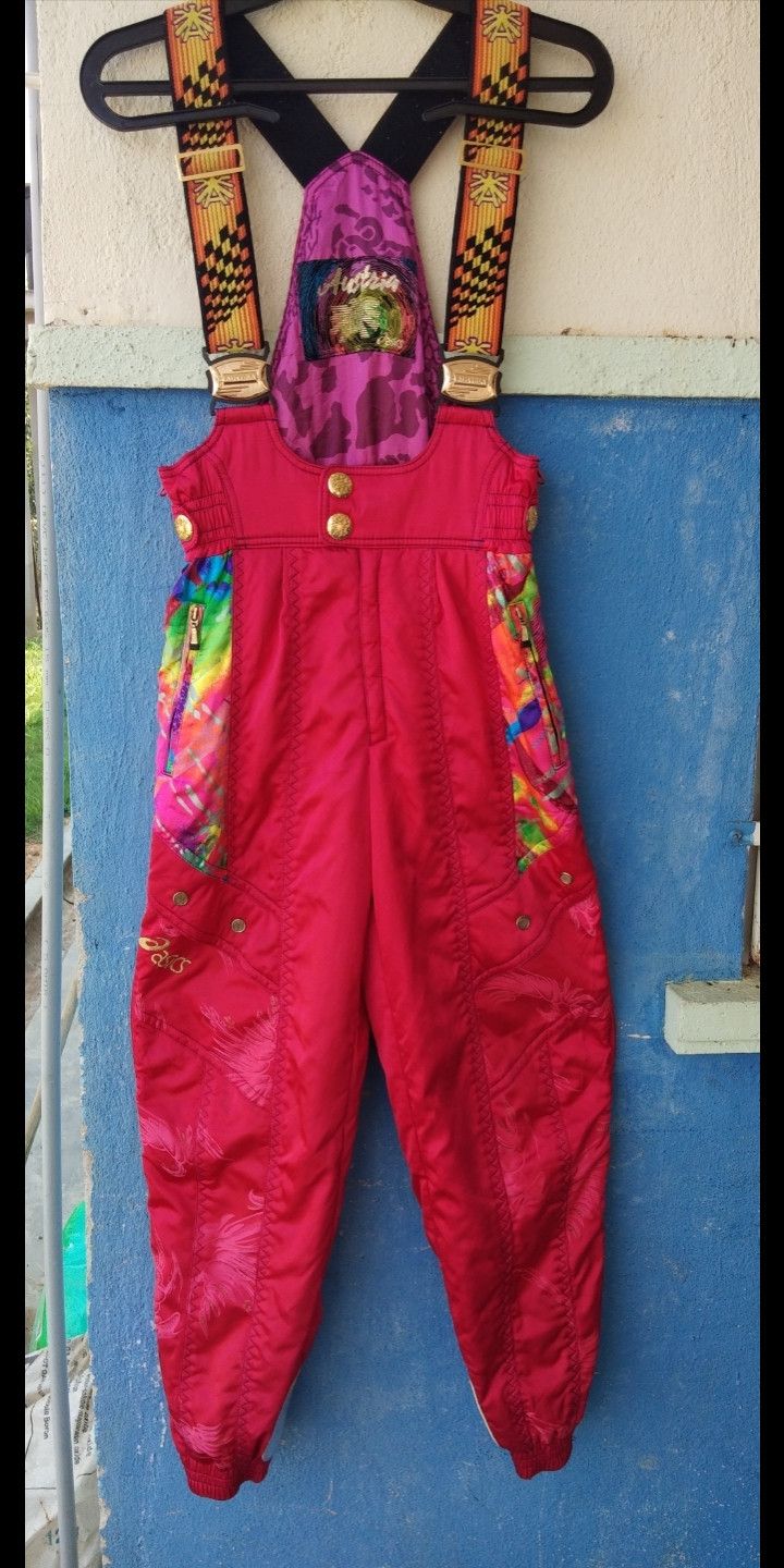 Ski Wear Overall Jumpsuit Ski Wear Skiing Multicolor