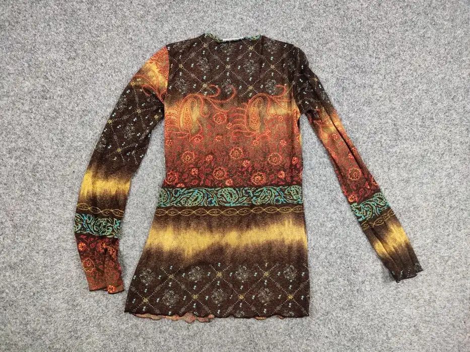 Japanese Brand Vintage Mesh Long Sleeve Motive Flowers Jean Paul Gaultier Size S / US 4 / IT 40 - 7 Thumbnail