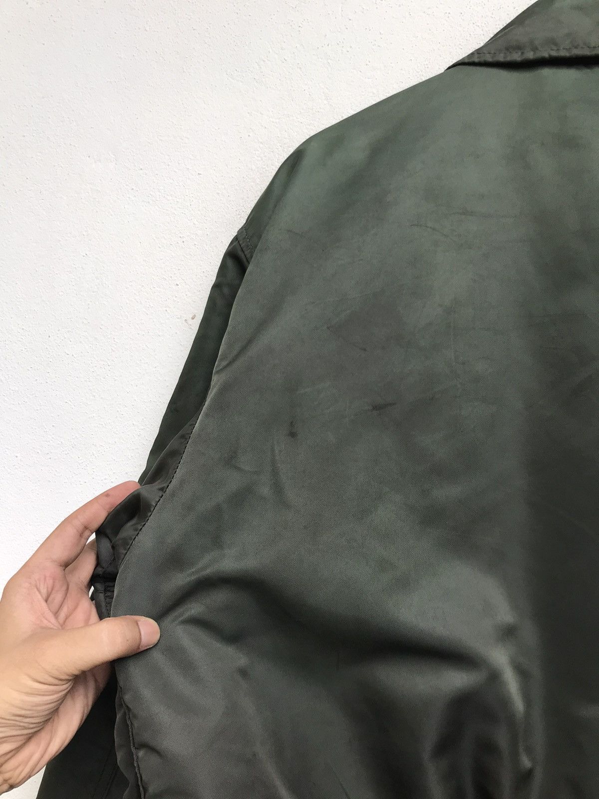 Alpha Industries × Vintage Made in 🇺🇸 Alpha Industries Bomber Flight Jacket Size US L / EU 52-54 / 3 - 16 Thumbnail