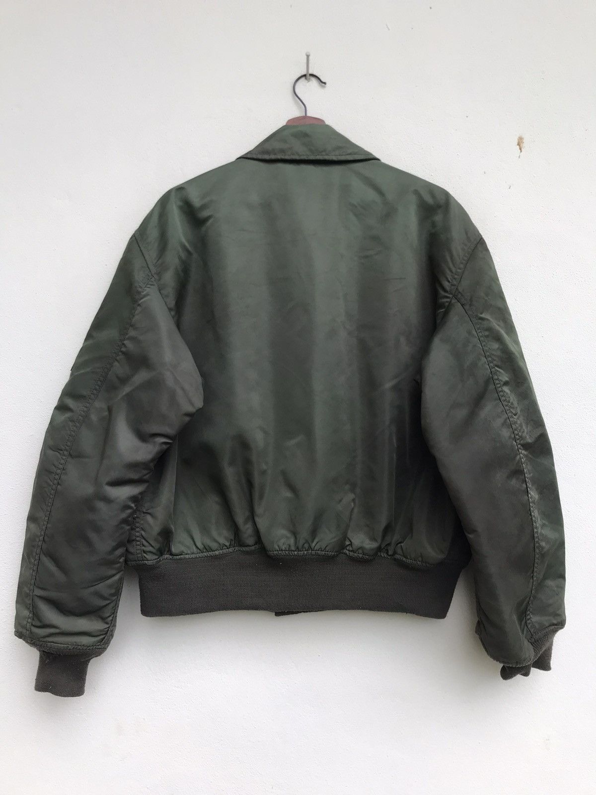 Alpha Industries × Vintage Made in 🇺🇸 Alpha Industries Bomber Flight Jacket Size US L / EU 52-54 / 3 - 2 Thumbnail