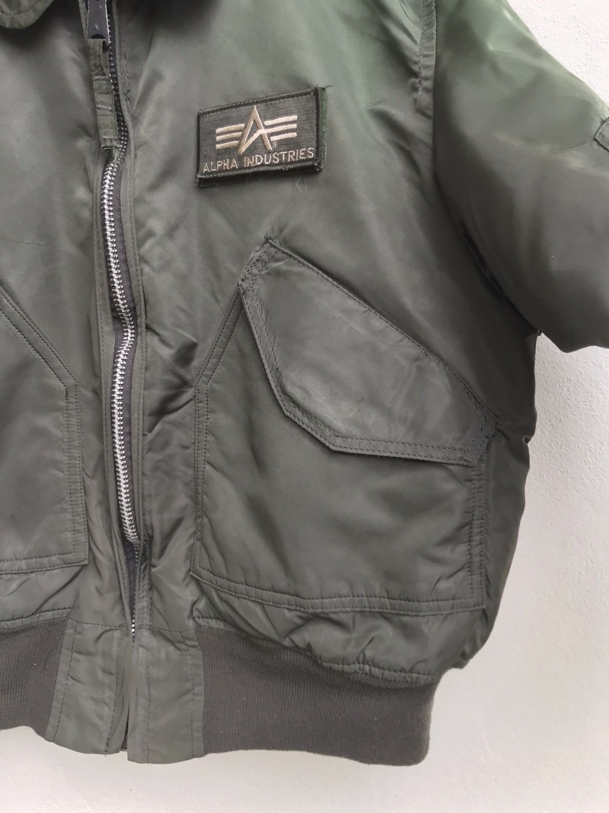 Alpha Industries × Vintage Made in 🇺🇸 Alpha Industries Bomber Flight Jacket Size US L / EU 52-54 / 3 - 9 Thumbnail
