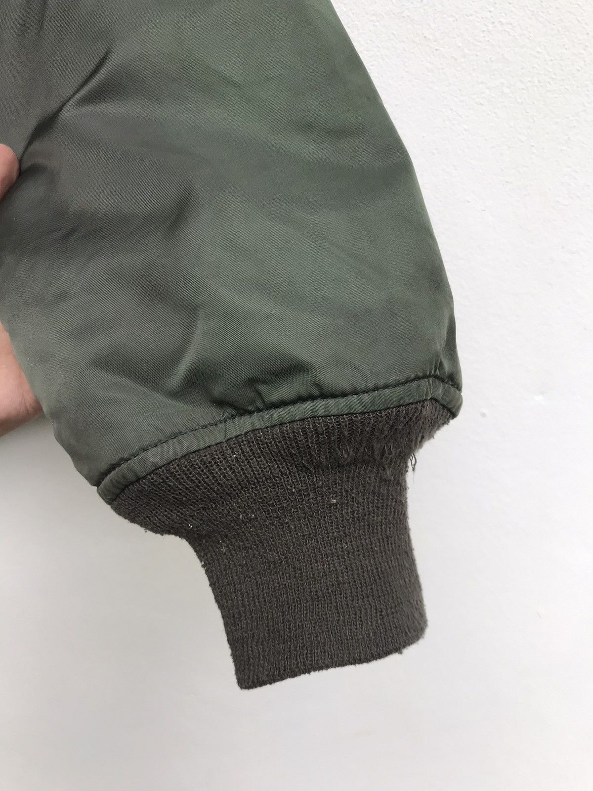 Alpha Industries × Vintage Made in 🇺🇸 Alpha Industries Bomber Flight Jacket Size US L / EU 52-54 / 3 - 10 Thumbnail