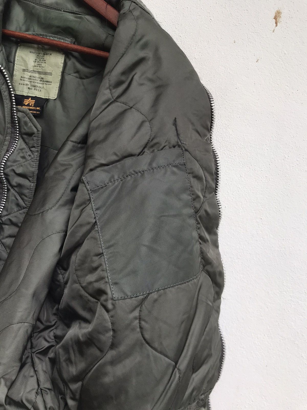 Alpha Industries × Vintage Made in 🇺🇸 Alpha Industries Bomber Flight Jacket Size US L / EU 52-54 / 3 - 19 Thumbnail