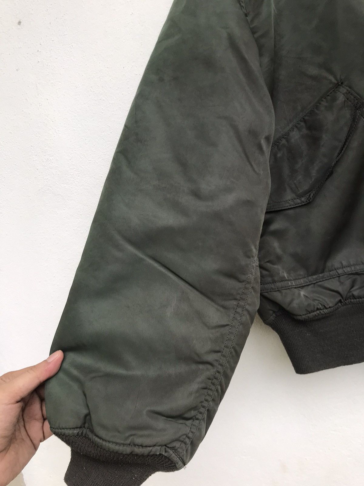 Alpha Industries × Vintage Made in 🇺🇸 Alpha Industries Bomber Flight Jacket Size US L / EU 52-54 / 3 - 6 Thumbnail