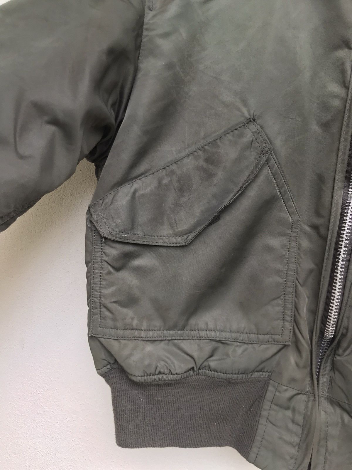 Alpha Industries × Vintage Made in 🇺🇸 Alpha Industries Bomber Flight Jacket Size US L / EU 52-54 / 3 - 7 Thumbnail