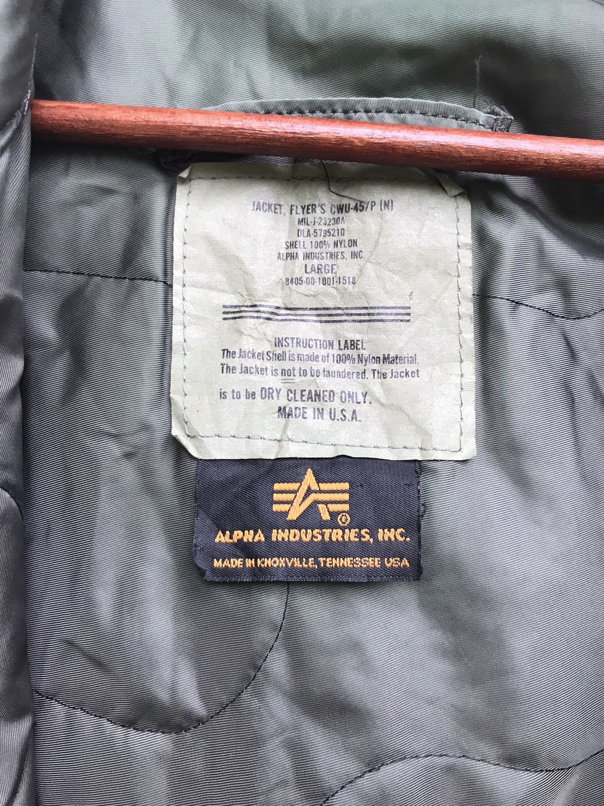 Alpha Industries × Vintage Made in 🇺🇸 Alpha Industries Bomber Flight Jacket Size US L / EU 52-54 / 3 - 20 Thumbnail