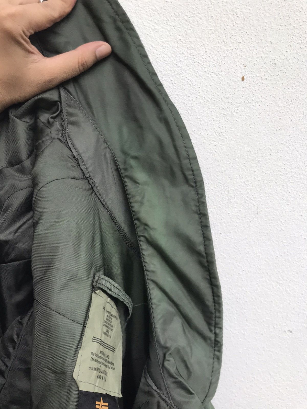 Alpha Industries × Vintage Made in 🇺🇸 Alpha Industries Bomber Flight Jacket Size US L / EU 52-54 / 3 - 23 Thumbnail