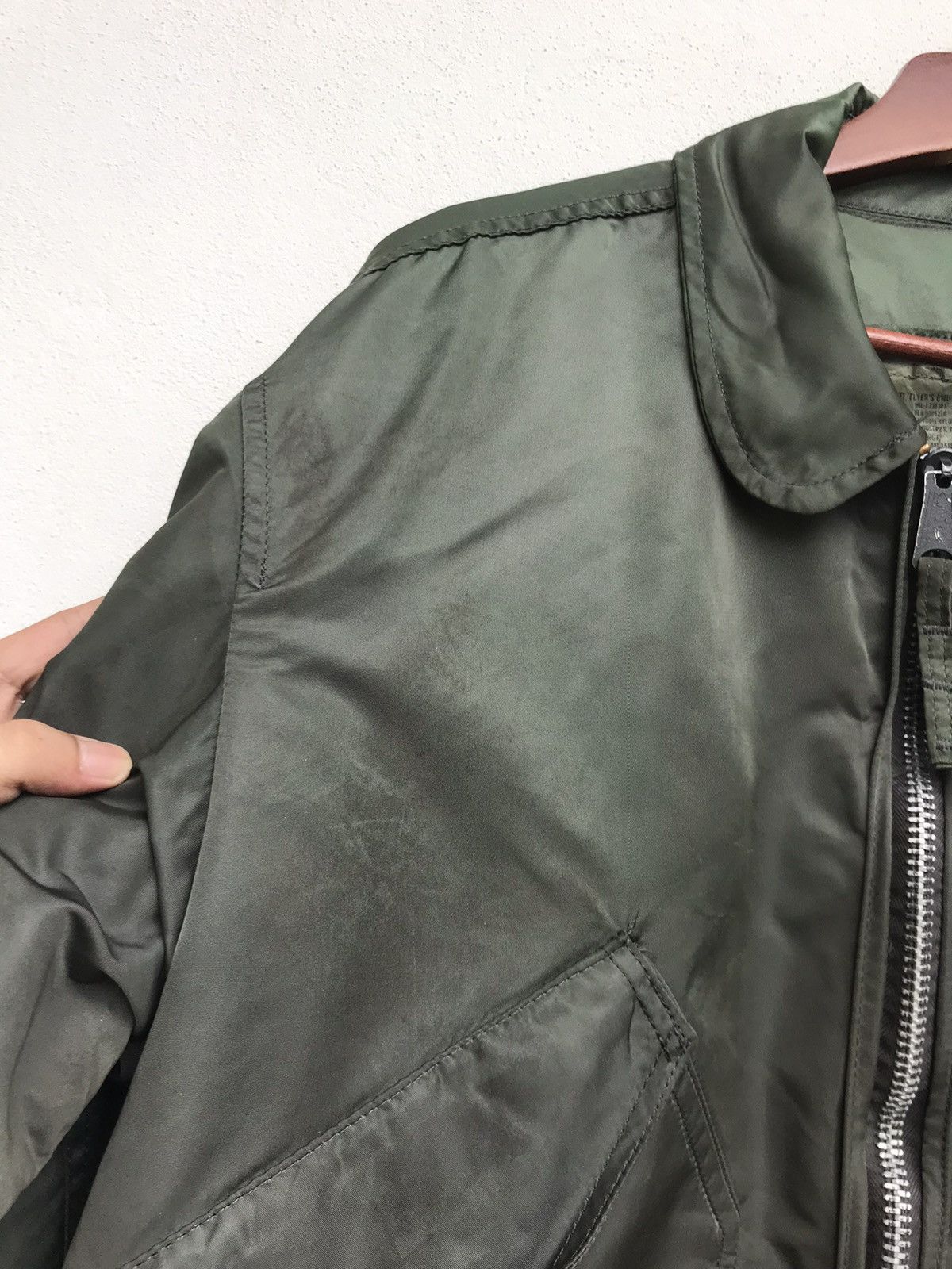 Alpha Industries × Vintage Made in 🇺🇸 Alpha Industries Bomber Flight Jacket Size US L / EU 52-54 / 3 - 12 Thumbnail