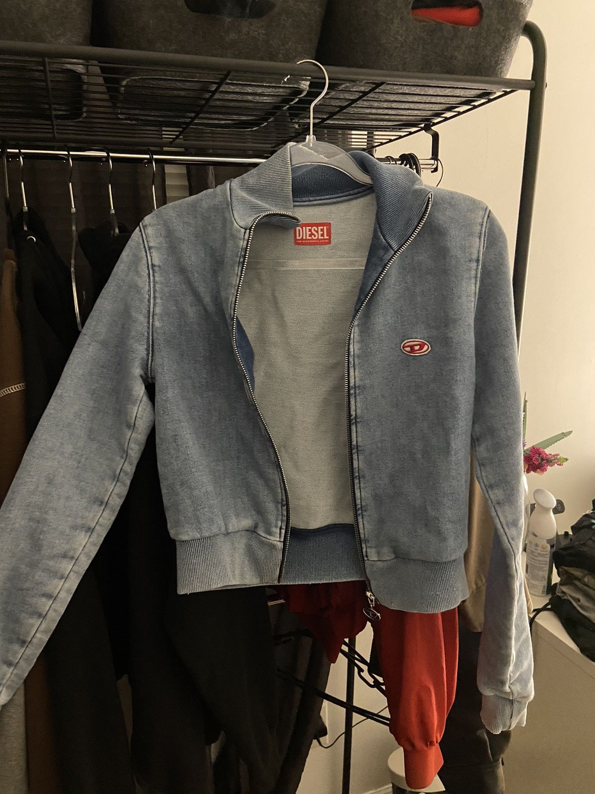 Diesel D-Emy Track Denim Sweatshirt | Grailed