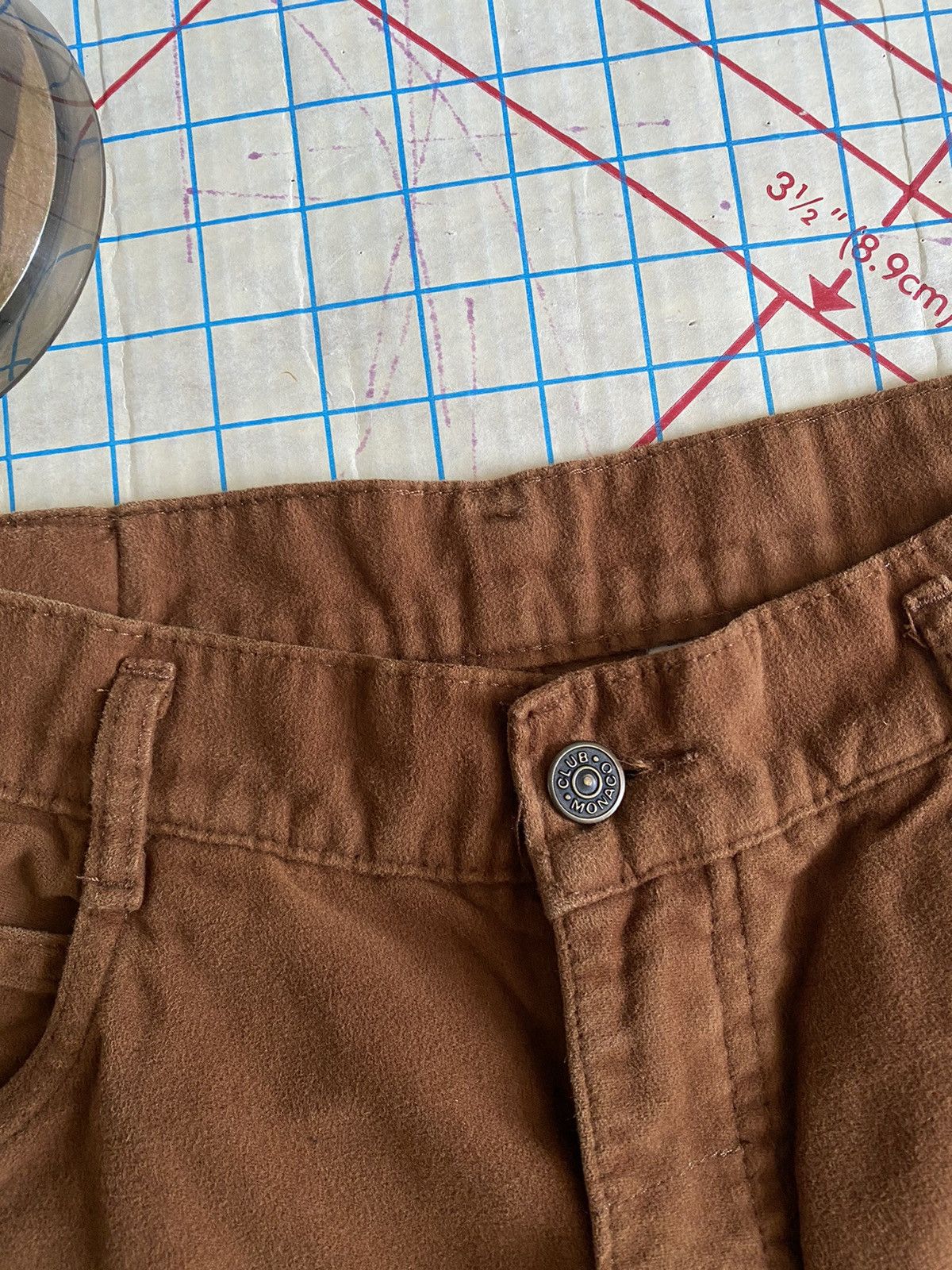 Club Monaco × Vintage Vintage Club Monaco Soft Cotton Brown Casual Pants Fits 30 Size US 30 / EU 46 - 7 Thumbnail