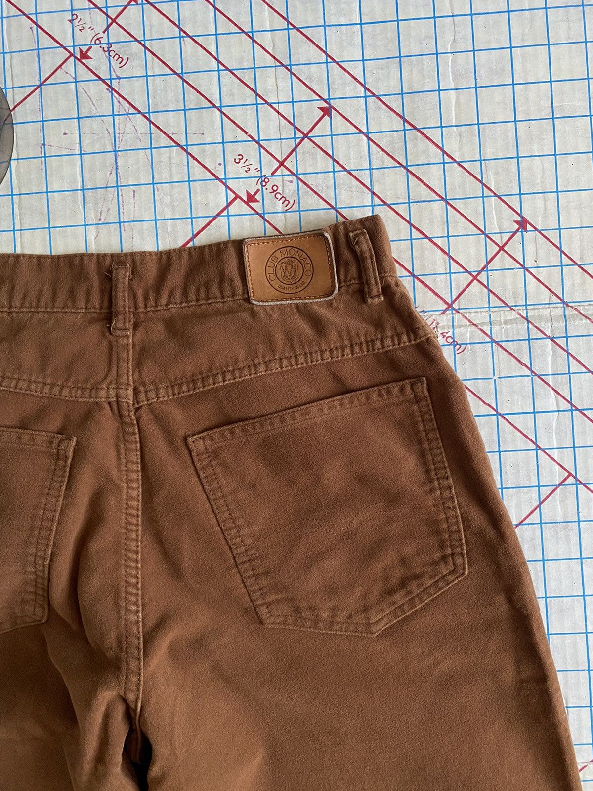 Club Monaco × Vintage Vintage Club Monaco Soft Cotton Brown Casual Pants Fits 30 Size US 30 / EU 46 - 13 Thumbnail
