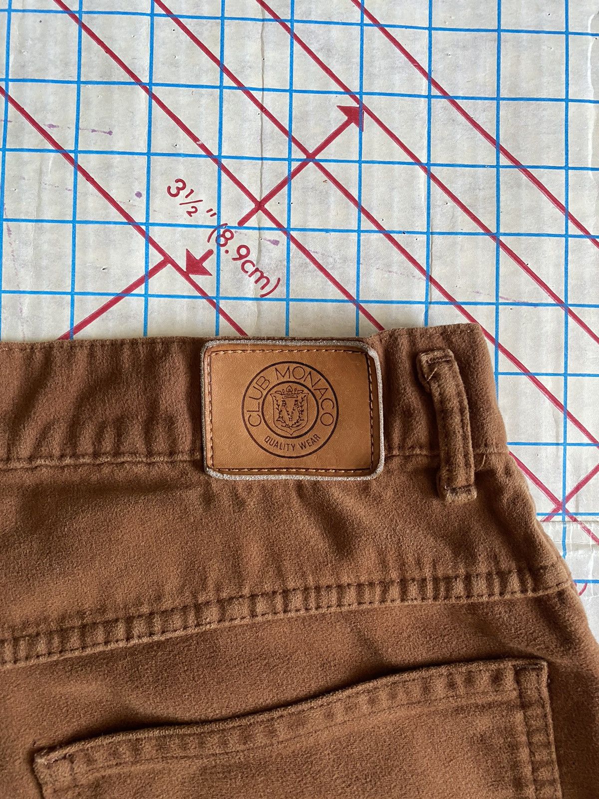 Club Monaco × Vintage Vintage Club Monaco Soft Cotton Brown Casual Pants Fits 30 Size US 30 / EU 46 - 12 Thumbnail