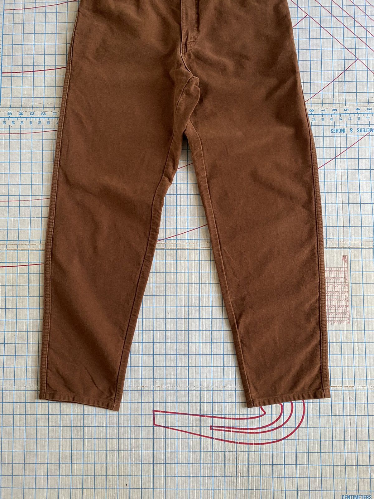 Club Monaco × Vintage Vintage Club Monaco Soft Cotton Brown Casual Pants Fits 30 Size US 30 / EU 46 - 6 Thumbnail