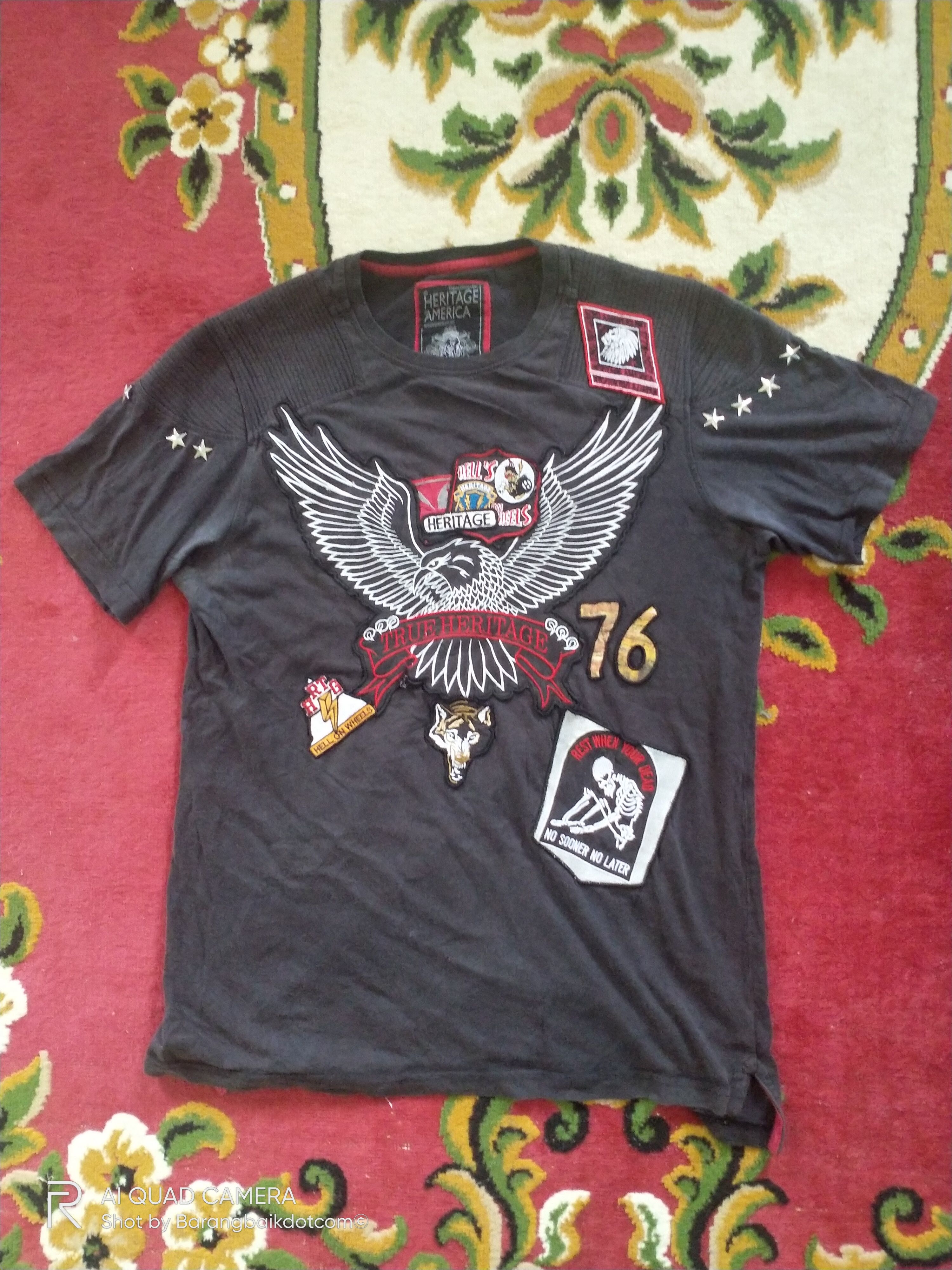 Vintage True Heritage America T-Shirt Size US XL / EU 56 / 4 - 1 Thumbnail