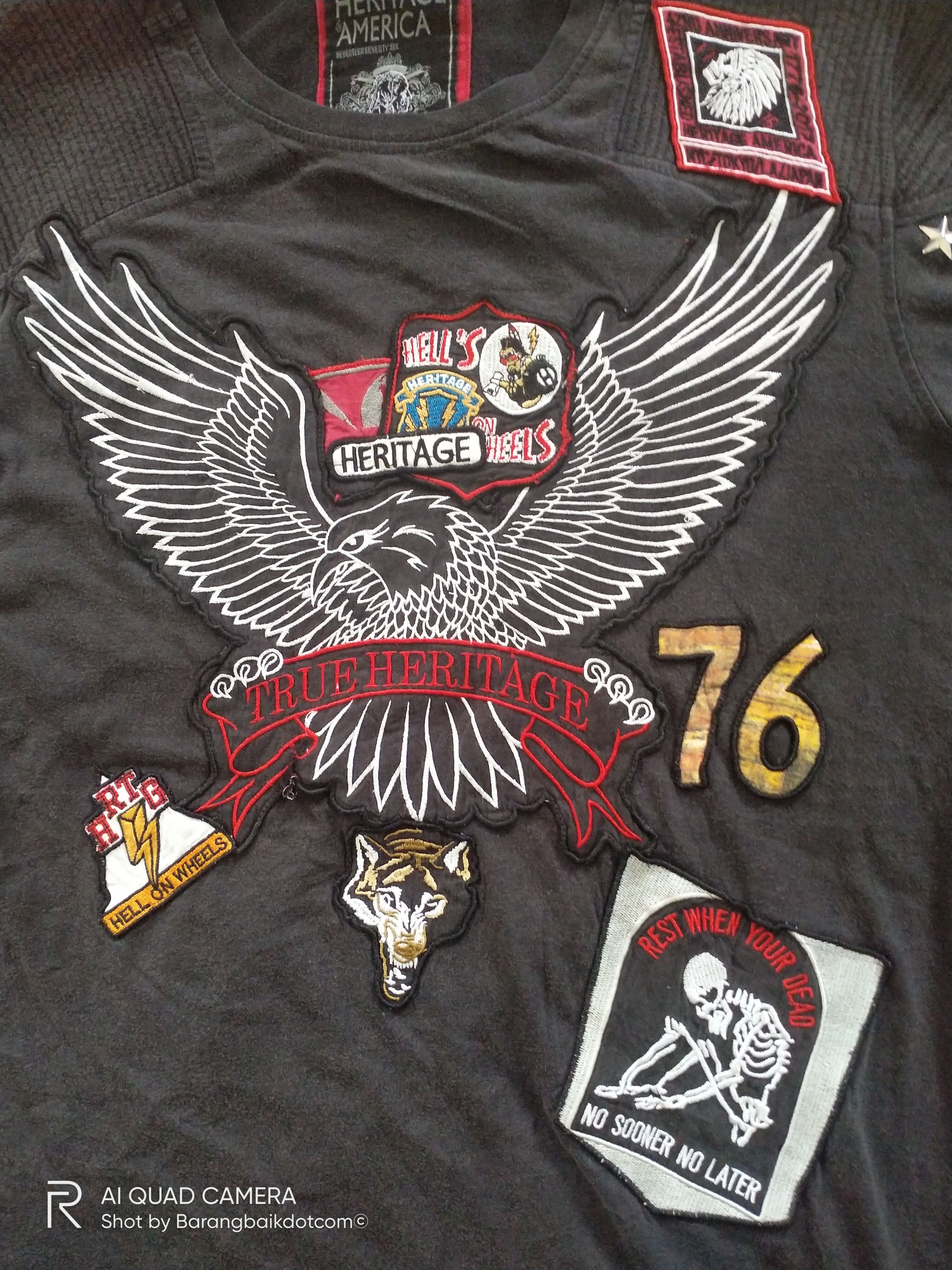 Vintage True Heritage America T-Shirt Size US XL / EU 56 / 4 - 2 Thumbnail