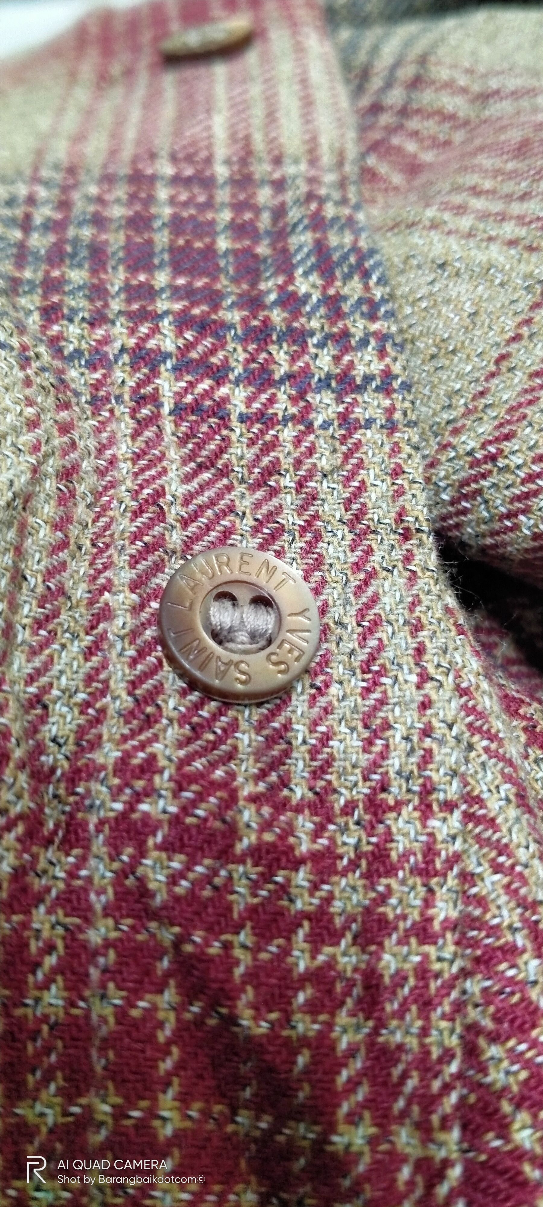 Vintage × Yves Saint Laurent YSL button down polos inspires style by Kurt Cobain Size US M / EU 48-50 / 2 - 8 Thumbnail