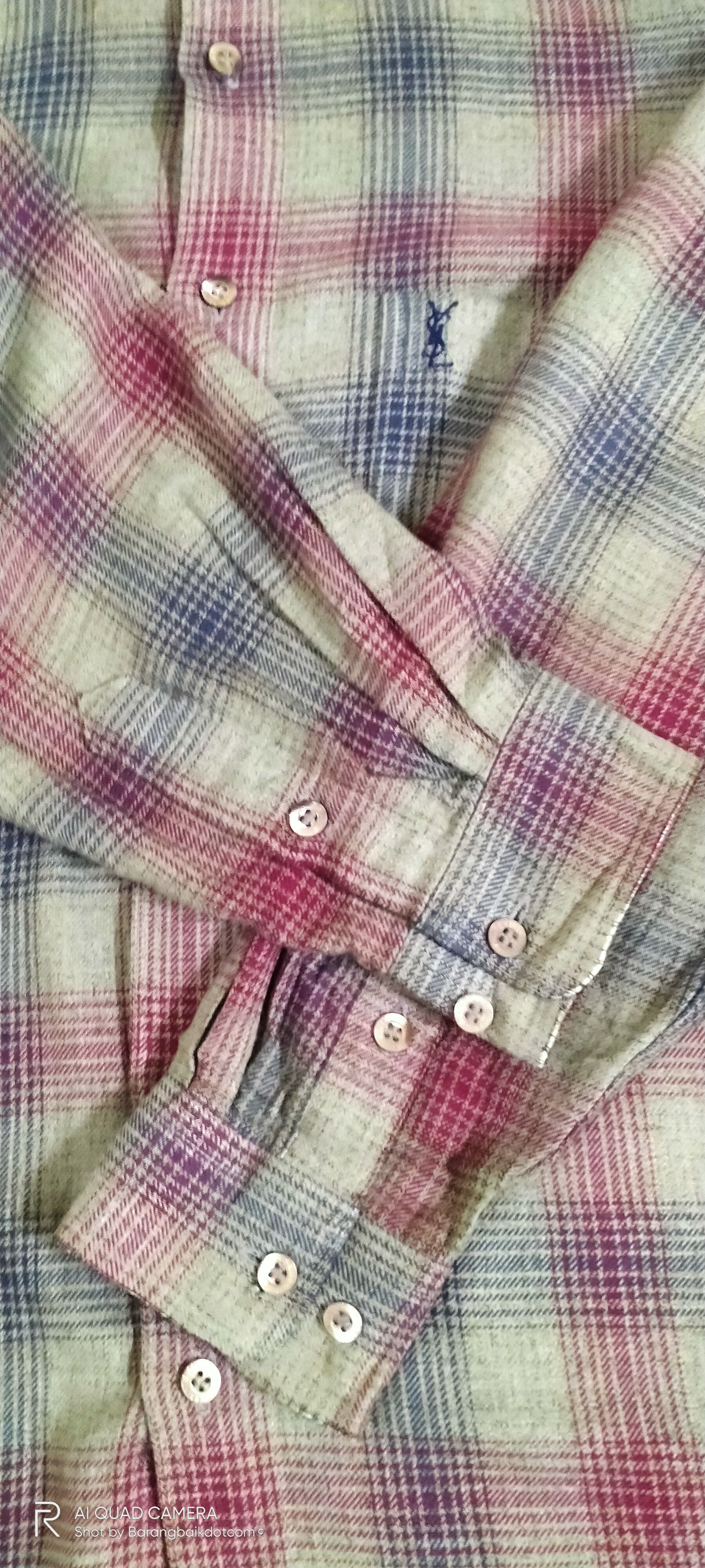 Vintage × Yves Saint Laurent YSL button down polos inspires style by Kurt Cobain Size US M / EU 48-50 / 2 - 9 Thumbnail