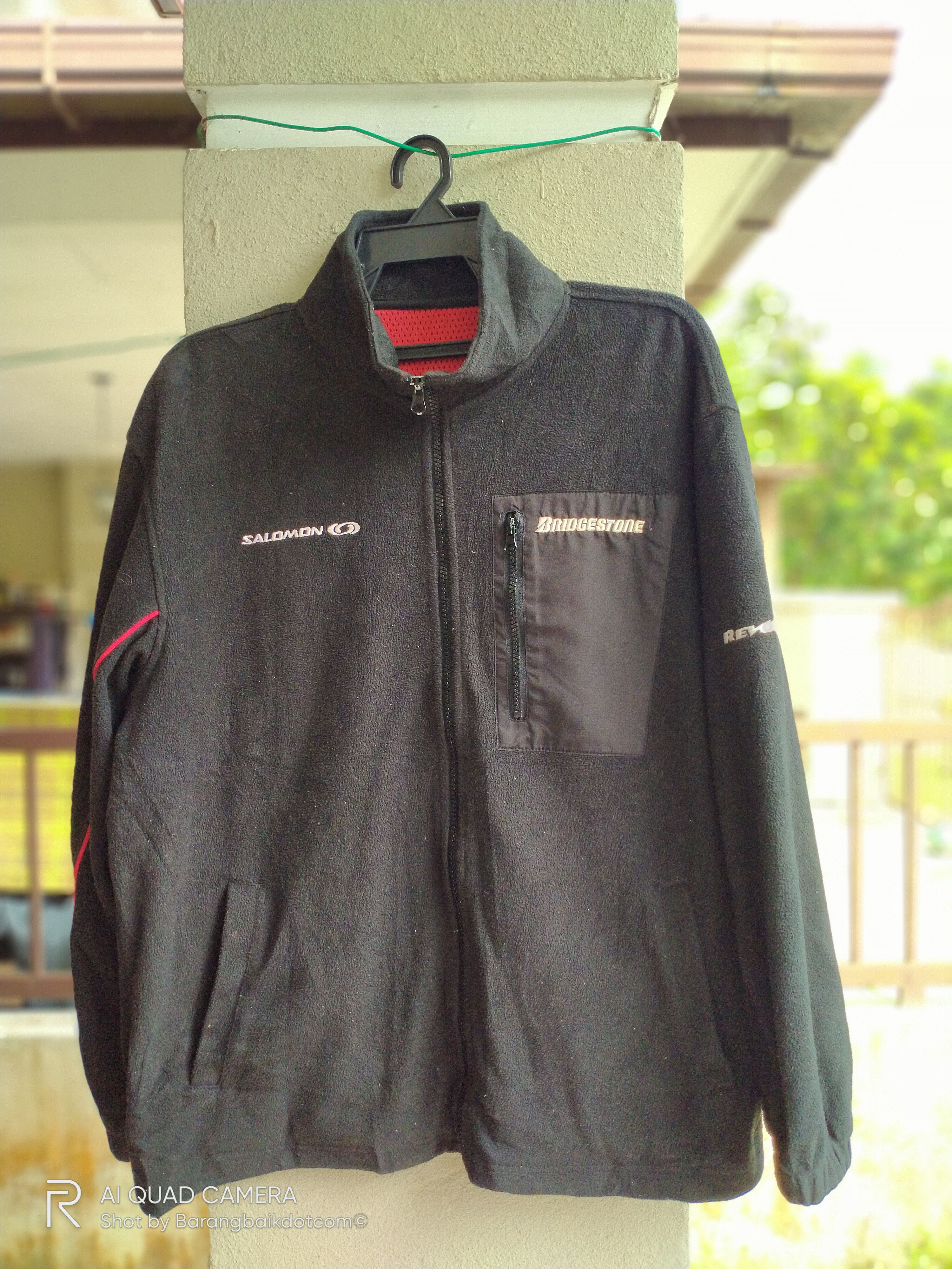 Blizzak Bridgestone Salomon zip up pile fleece jacket