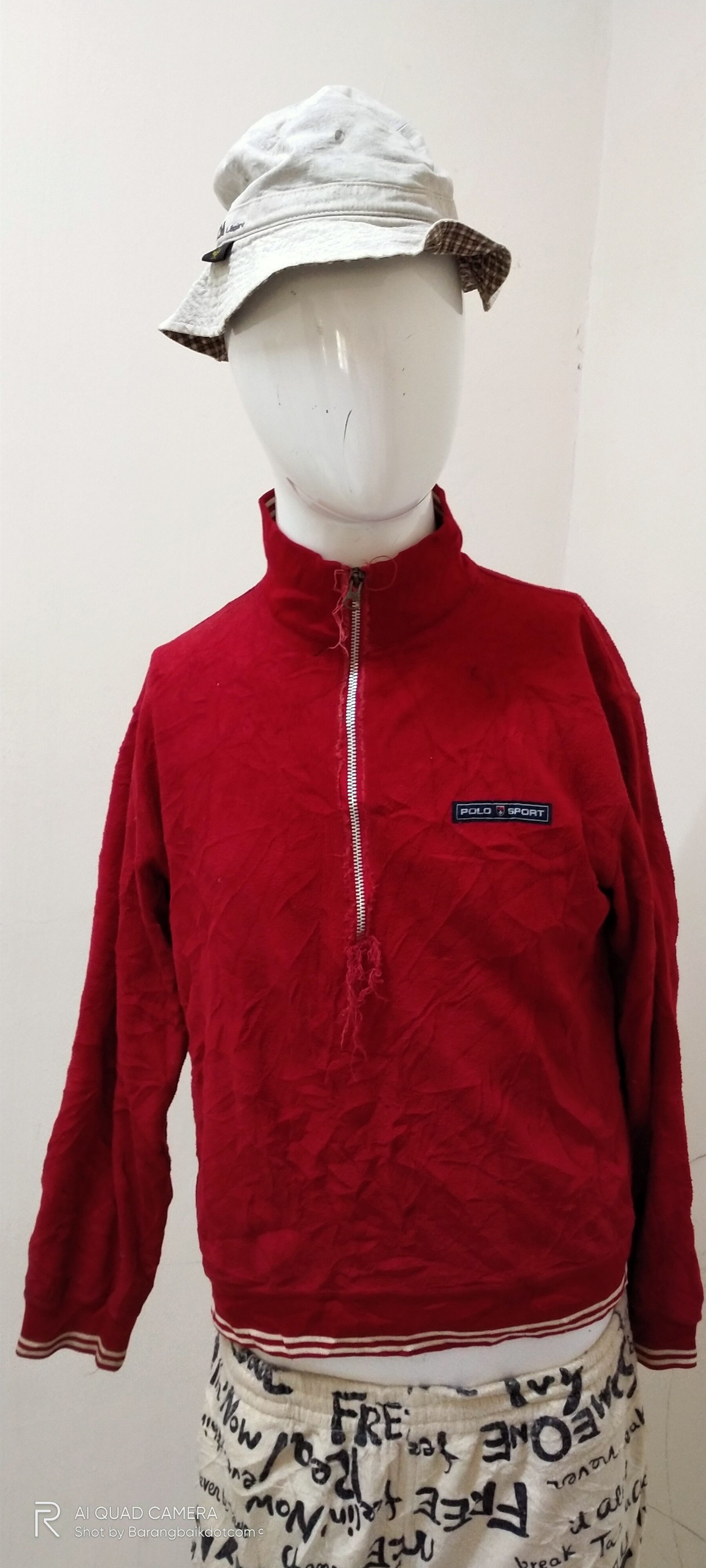 Polo Ralph Lauren × Ralph Lauren Sport × Vintage RL Polo Sport fleece half zipper pullover sweaters Size US L / EU 52-54 / 3 - 2 Thumbnail