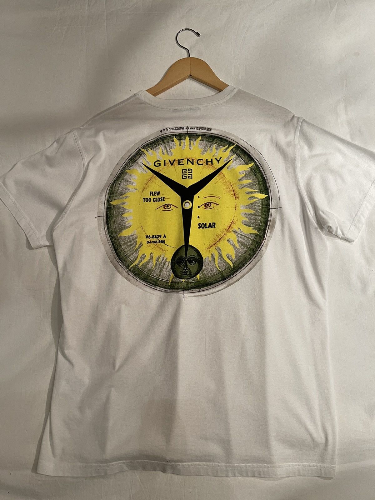 Givenchy Givenchy Paris white ‘Solar’ graphic T-Shirt Size US L / EU 52-54 / 3 - 2 Thumbnail