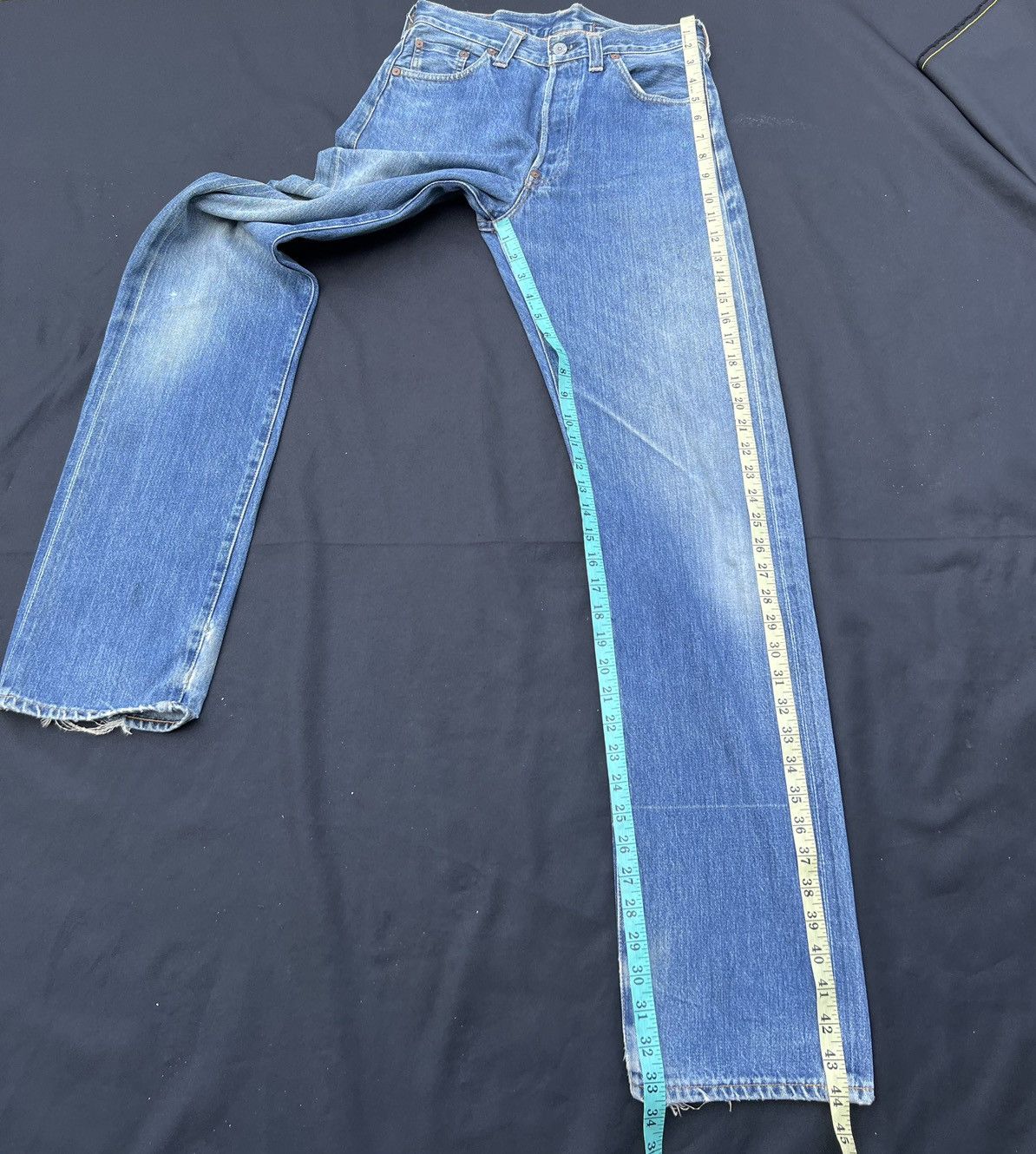 Levi's Vintage Clothing Vintage 1998 LVC Levi’s 501 XXc #555 Selvedge Denim Jeans Size US 29 - 4 Thumbnail