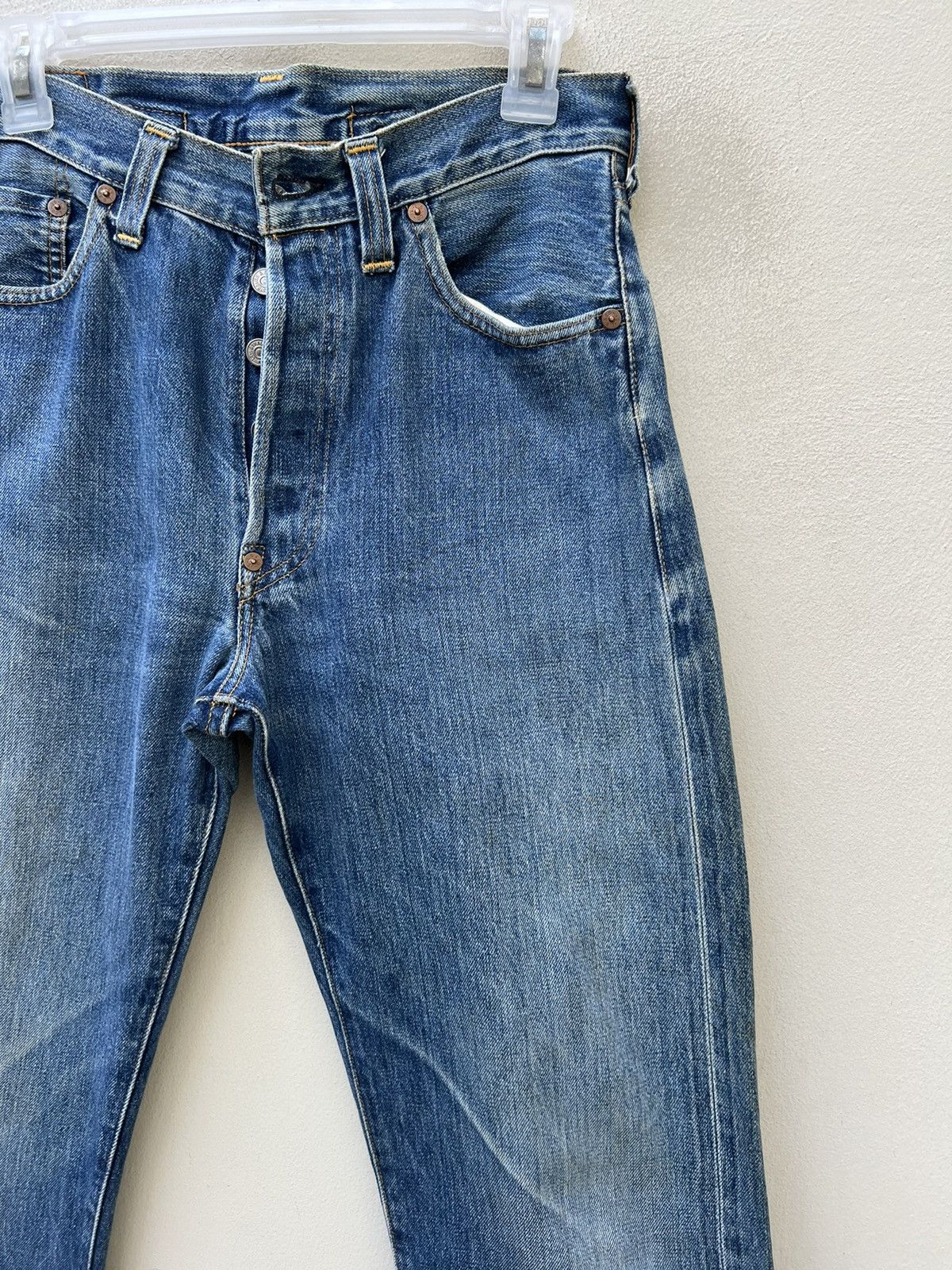 Levi's Vintage Clothing Vintage 1998 LVC Levi’s 501 XXc #555 Selvedge Denim Jeans Size US 29 - 10 Thumbnail