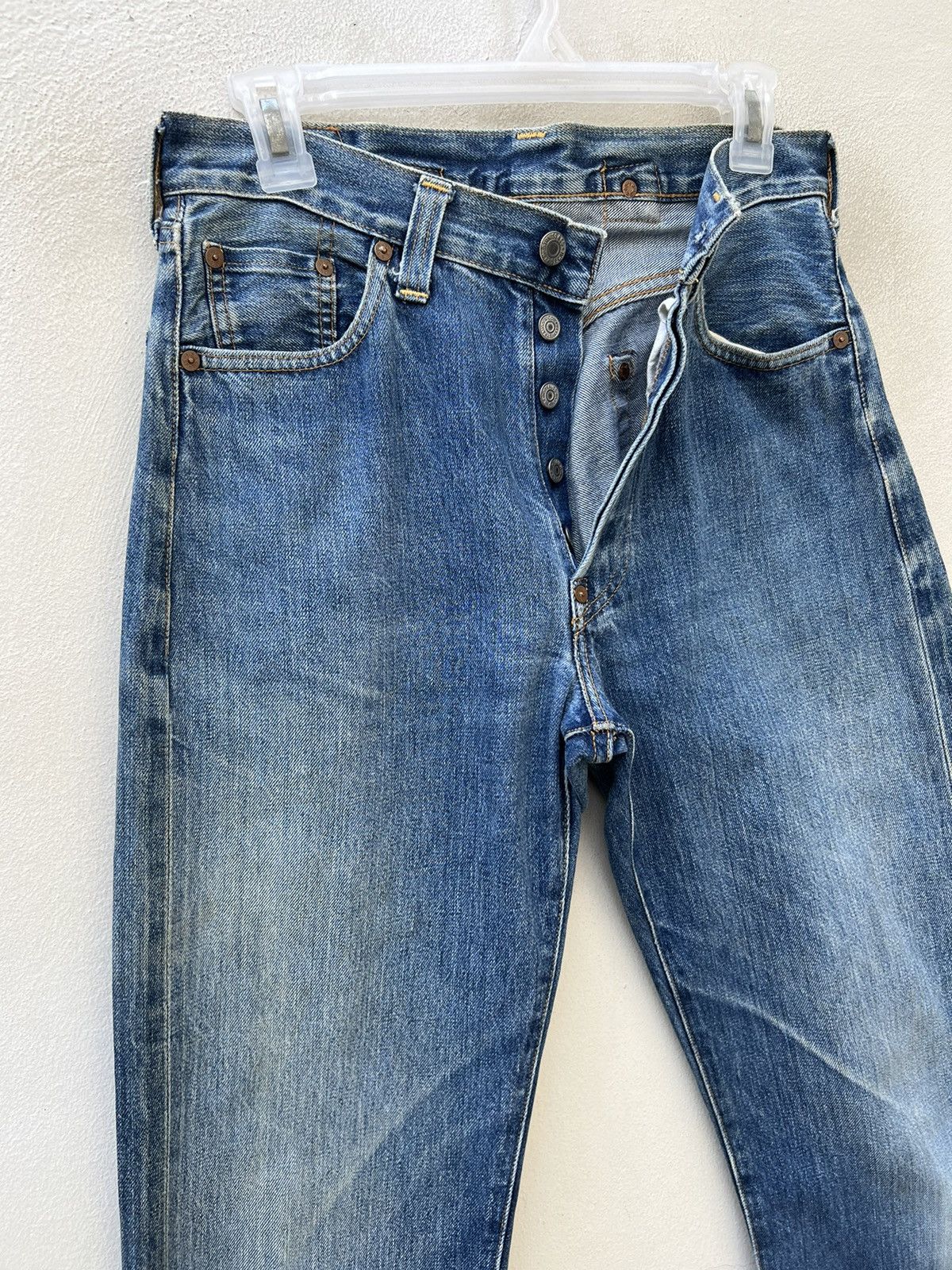 Levi's Vintage Clothing Vintage 1998 LVC Levi’s 501 XXc #555 Selvedge Denim Jeans Size US 29 - 7 Thumbnail