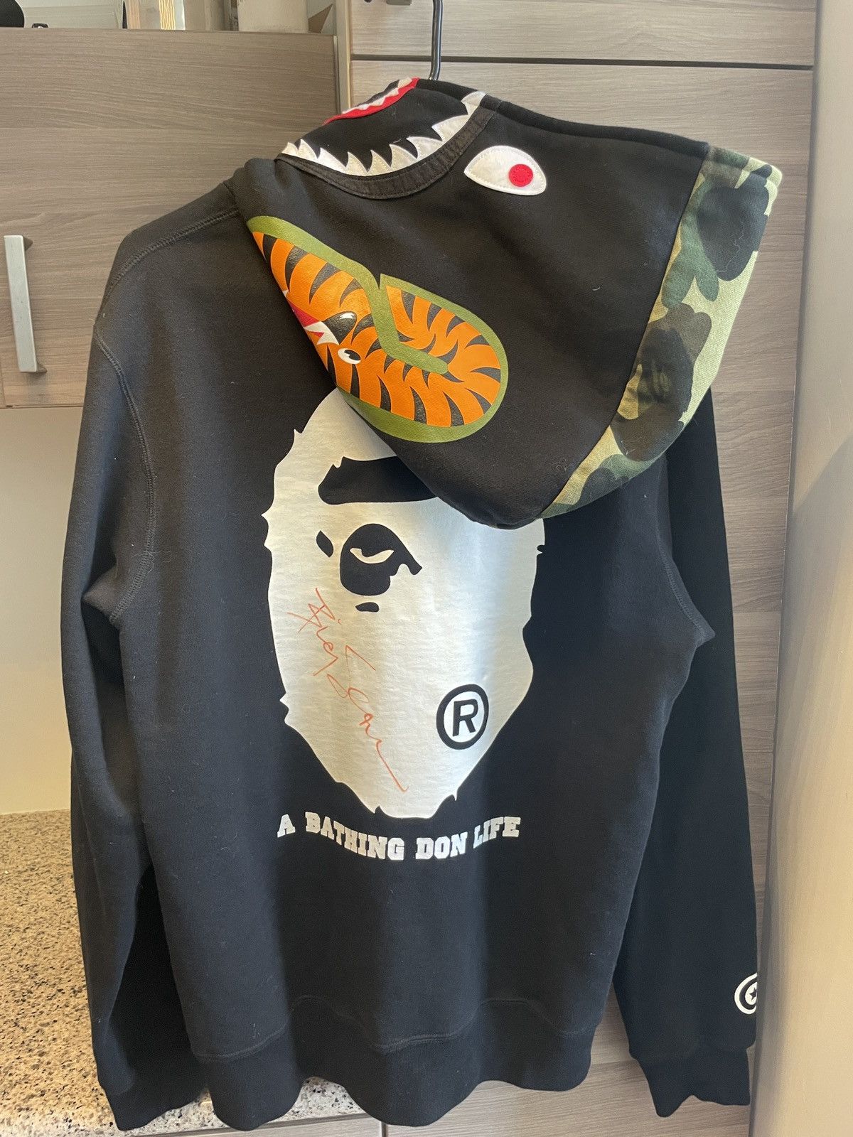 Big sean bape hoodie sale