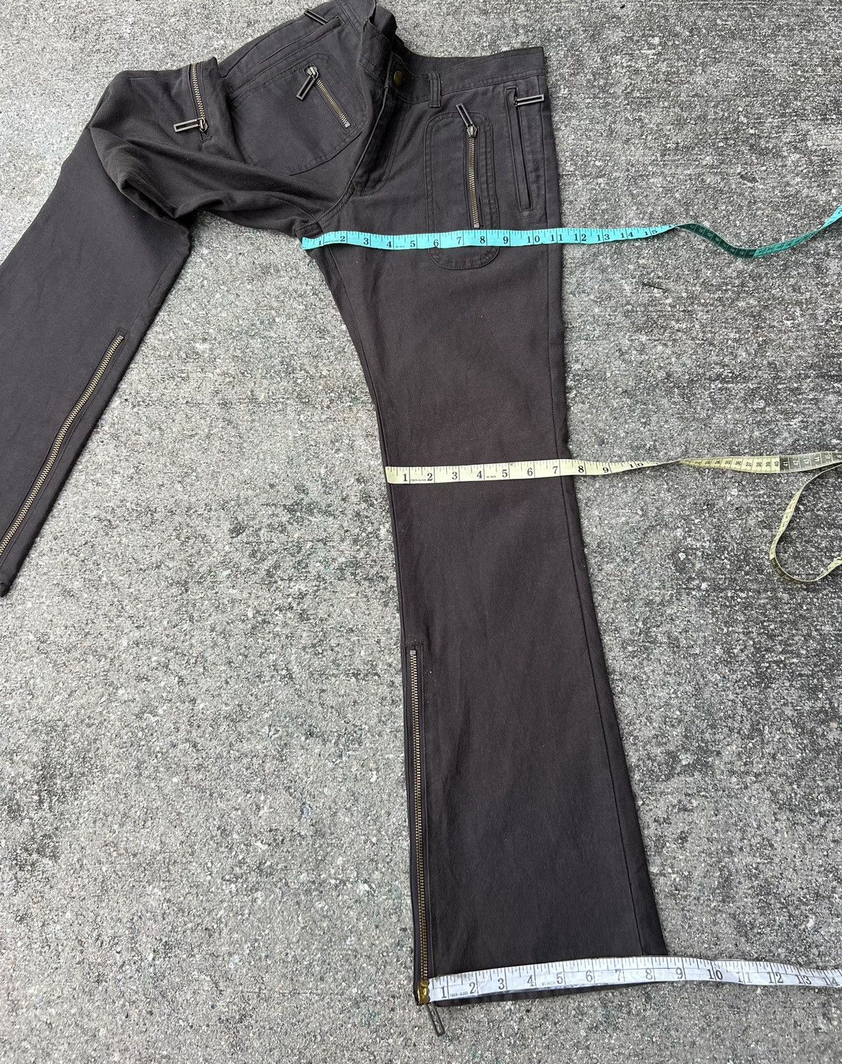 Vintage Vintage MAD Japan Multi Pocket Tactical Cargo Flare Trouser Size US 29 - 3 Thumbnail