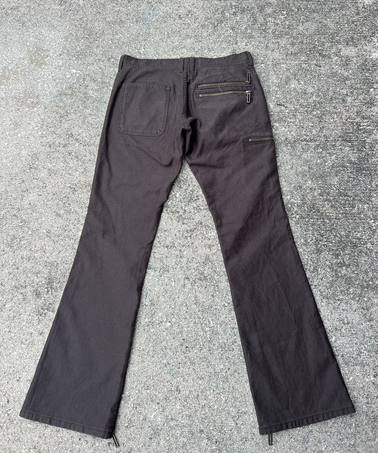 Vintage Vintage MAD Japan Multi Pocket Tactical Cargo Flare Trouser Size US 29 - 5 Thumbnail