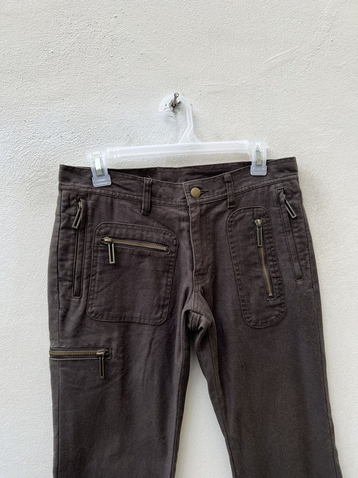 Vintage Vintage MAD Japan Multi Pocket Tactical Cargo Flare Trouser Size US 29 - 7 Thumbnail