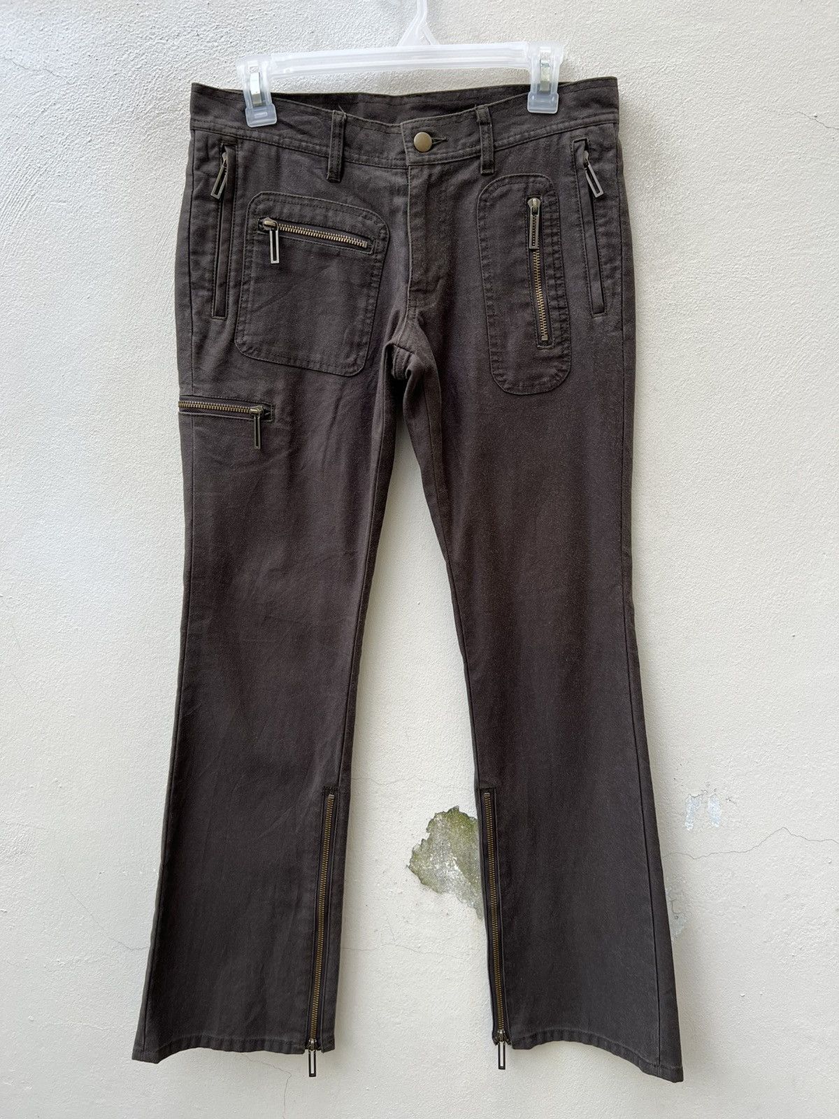 Vintage Vintage MAD Japan Multi Pocket Tactical Cargo Flare Trouser Size US 29 - 6 Thumbnail