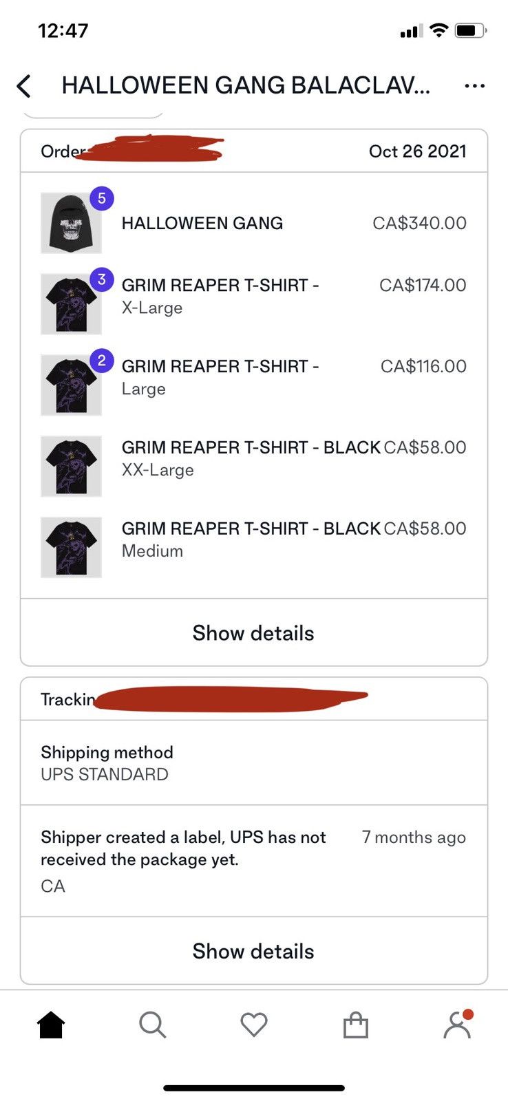 Drake OVO HALLOWEEN GANG GRIM REAPER T-SHIRT Size US L / EU 52-54 / 3 - 8 Thumbnail